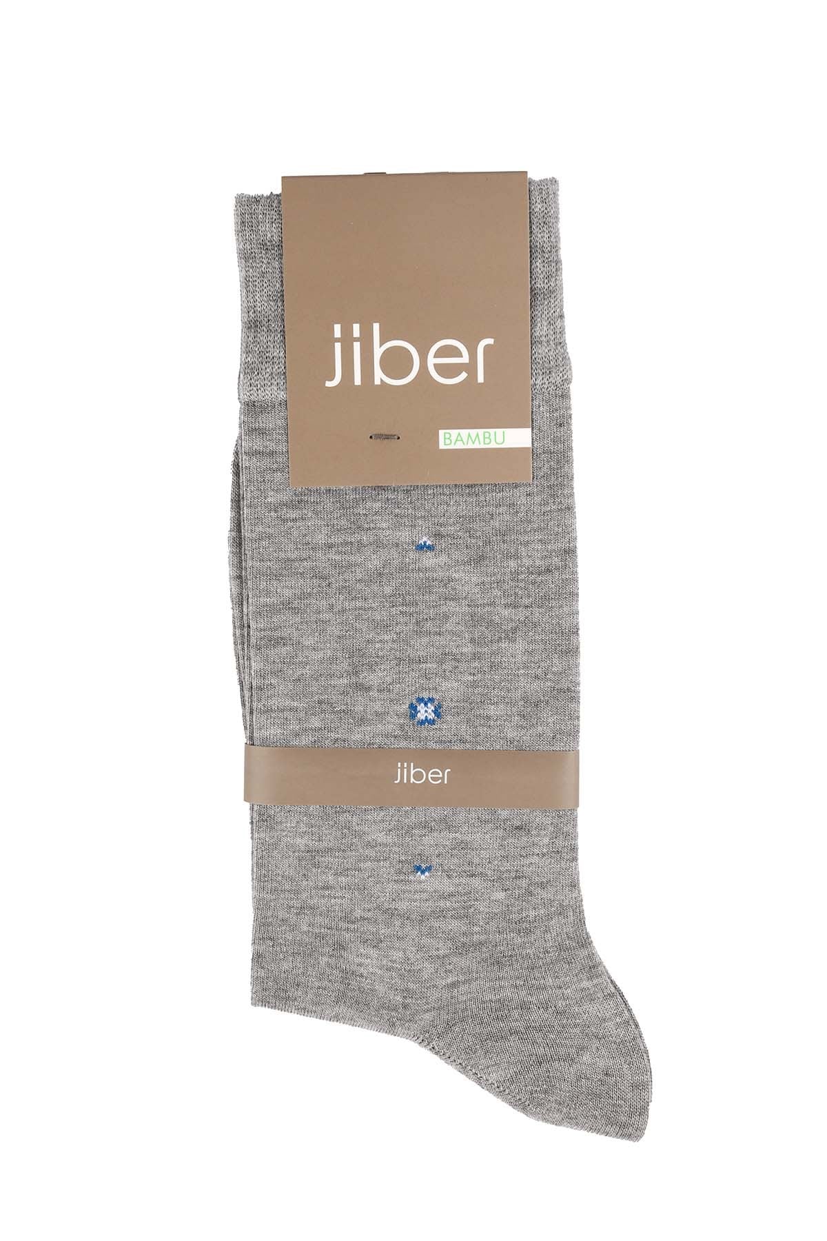 Erkek Bambu Soket Çorap 5529 GRİMELANJ  JBR5529.000001