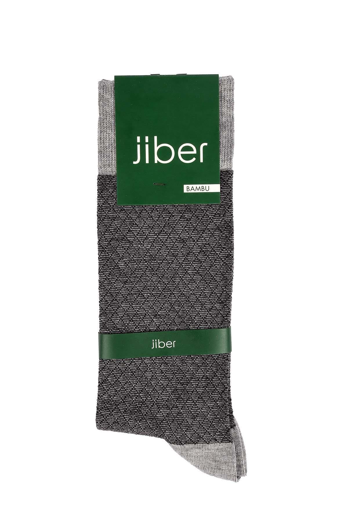 Erkek Bambu Likralı Çorap 5614 GRİMELANJ  JBR5614.000001