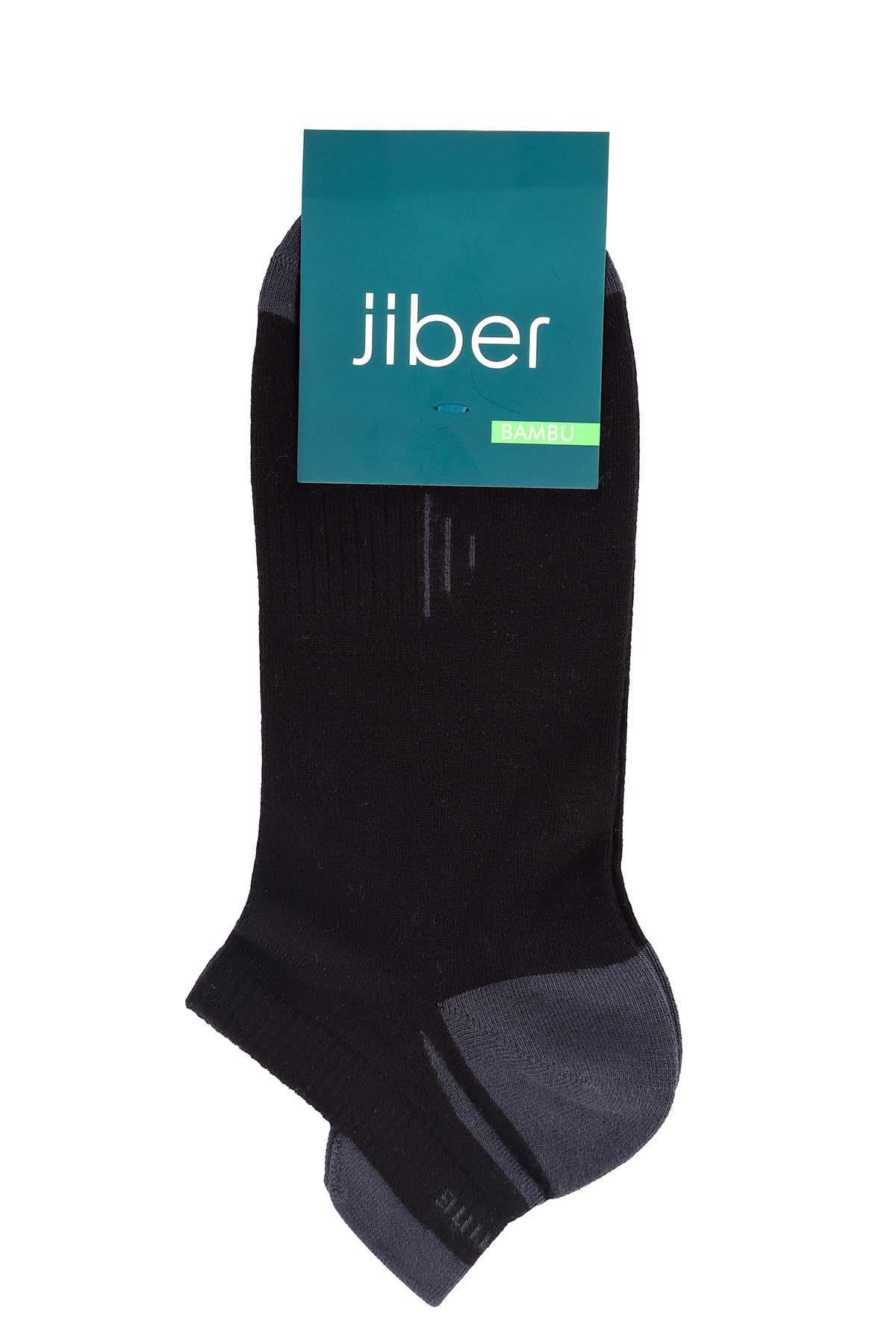 Erkek Bambu Siyah Patik Çorap 6763