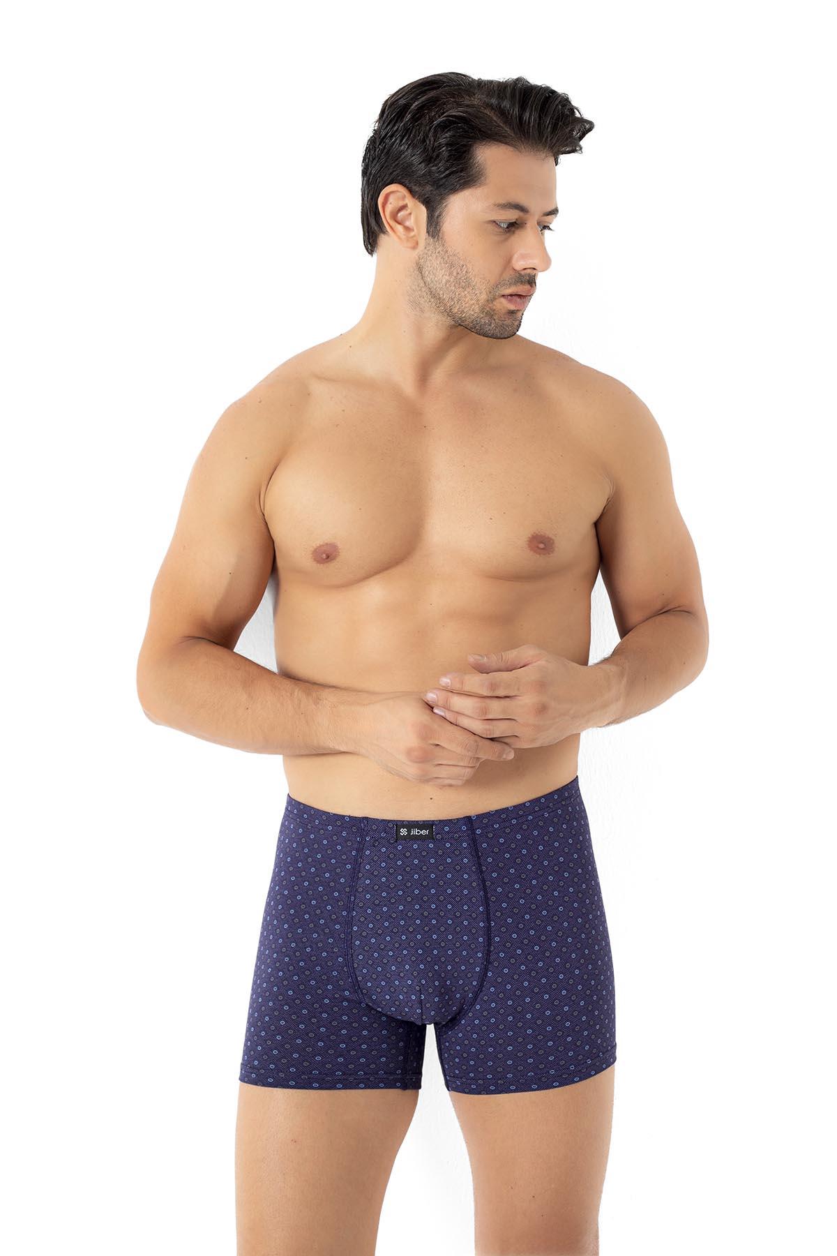 Erkek Desenli İnce Lastikli Boxer Asorti 287