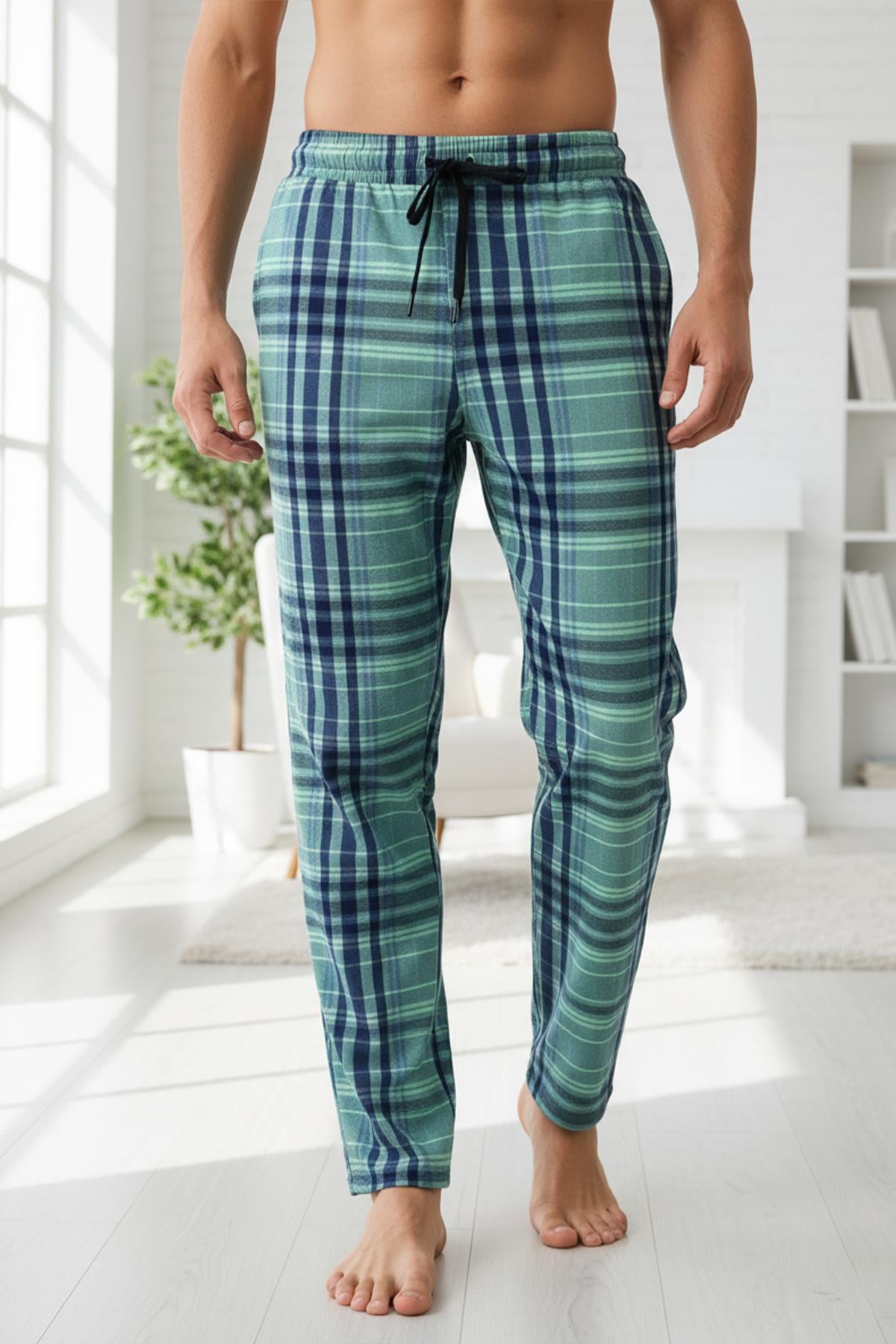 Erkek Ekose-3 Pijama Altı 2890