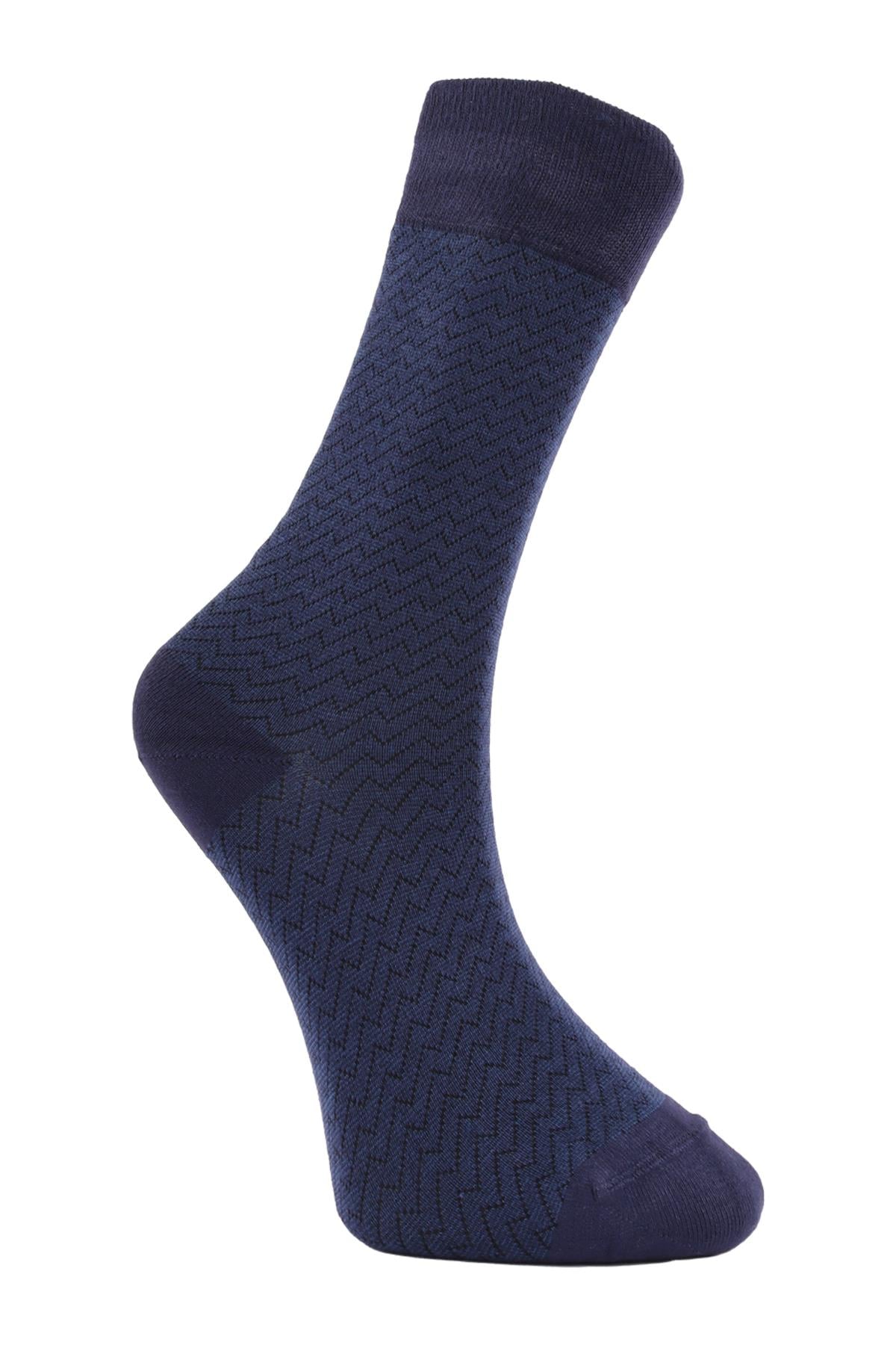 Erkek Bambu Likralı Soket Çorap 5619 İndigo  JBR5619.000001
