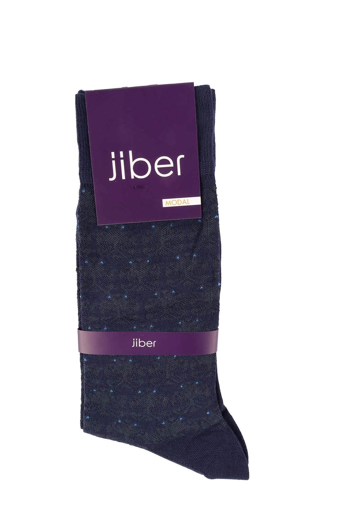 Erkek Lacivert Modal Uzun Çorap 5115