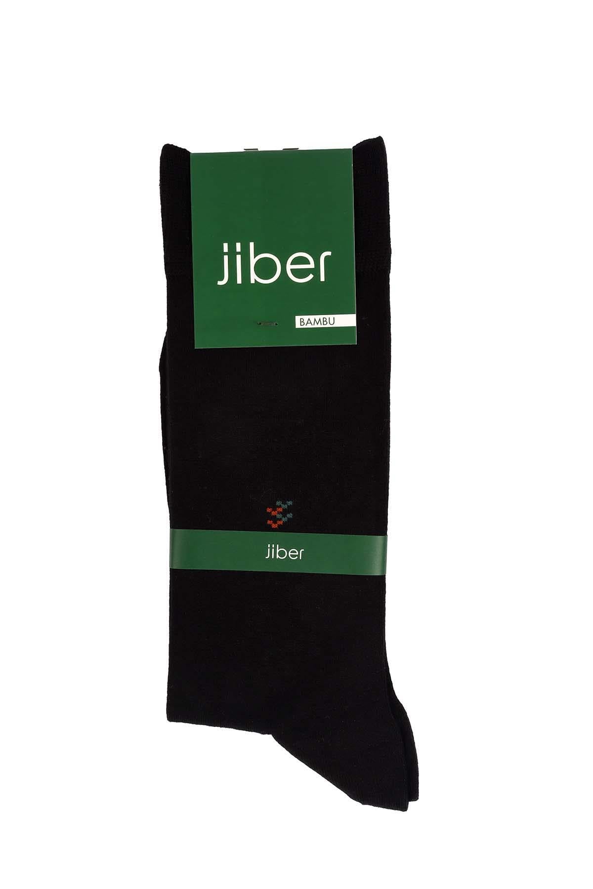 Erkek Likralı Bambu Siyah Çorap 5617