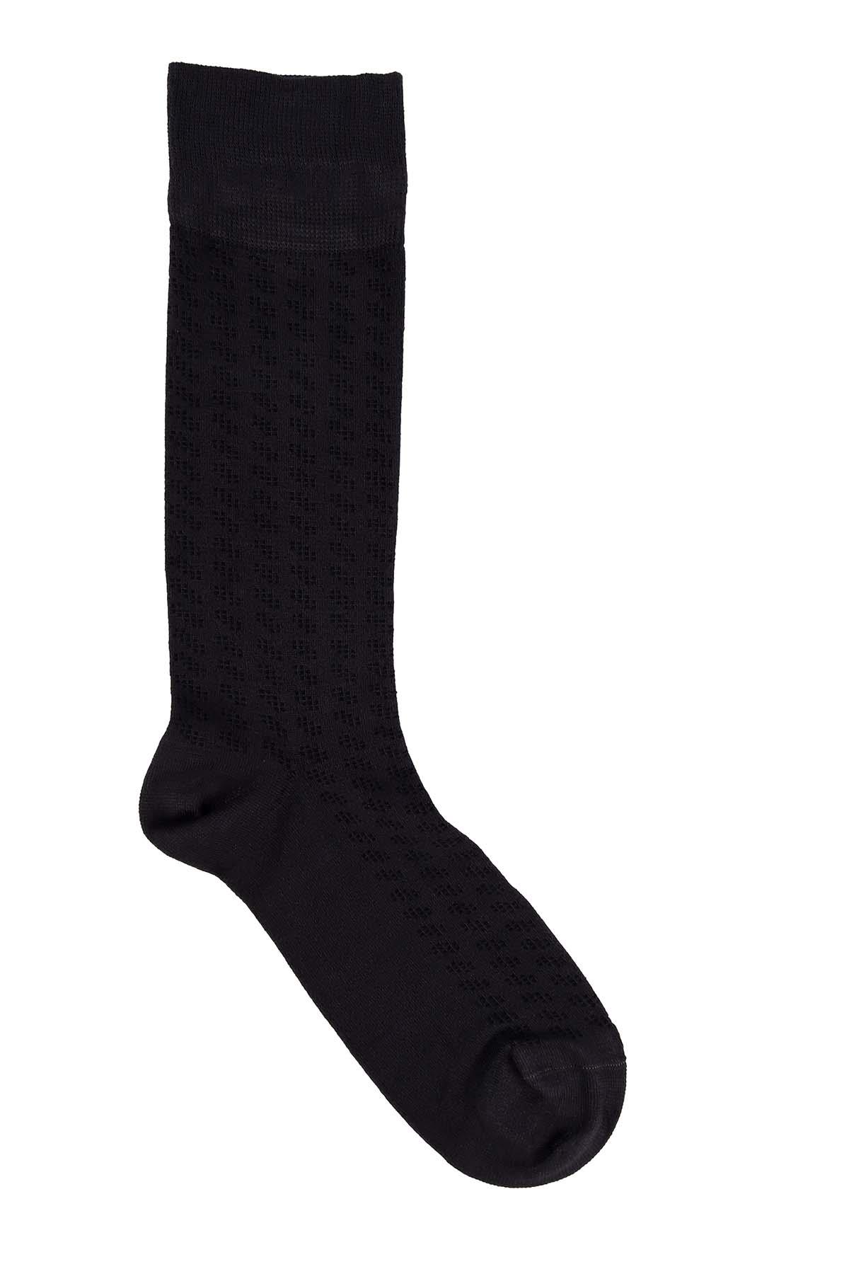 Erkek Likralı Modal Füme Çorap 5611