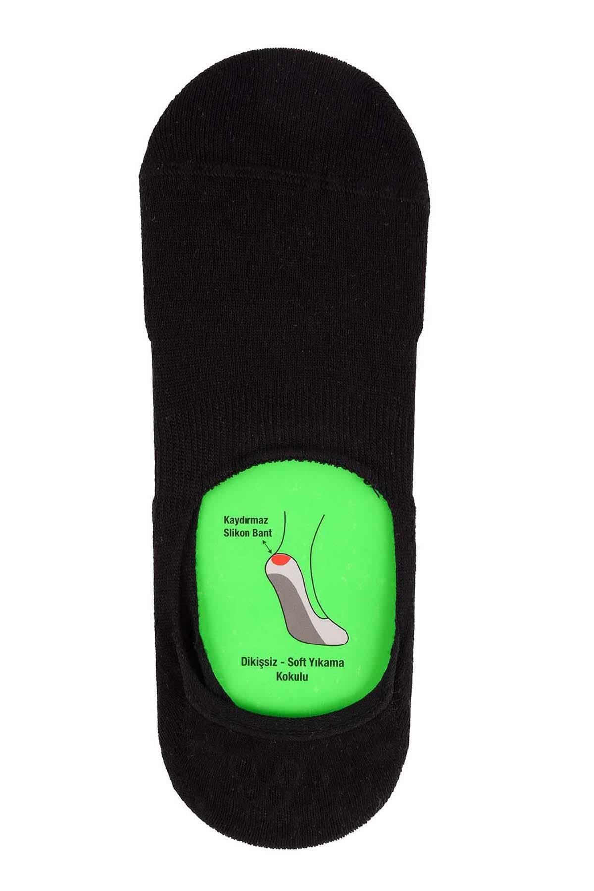 Erkek Bambu Babet Çorap 7001 SİYAH  JBR7001.000001