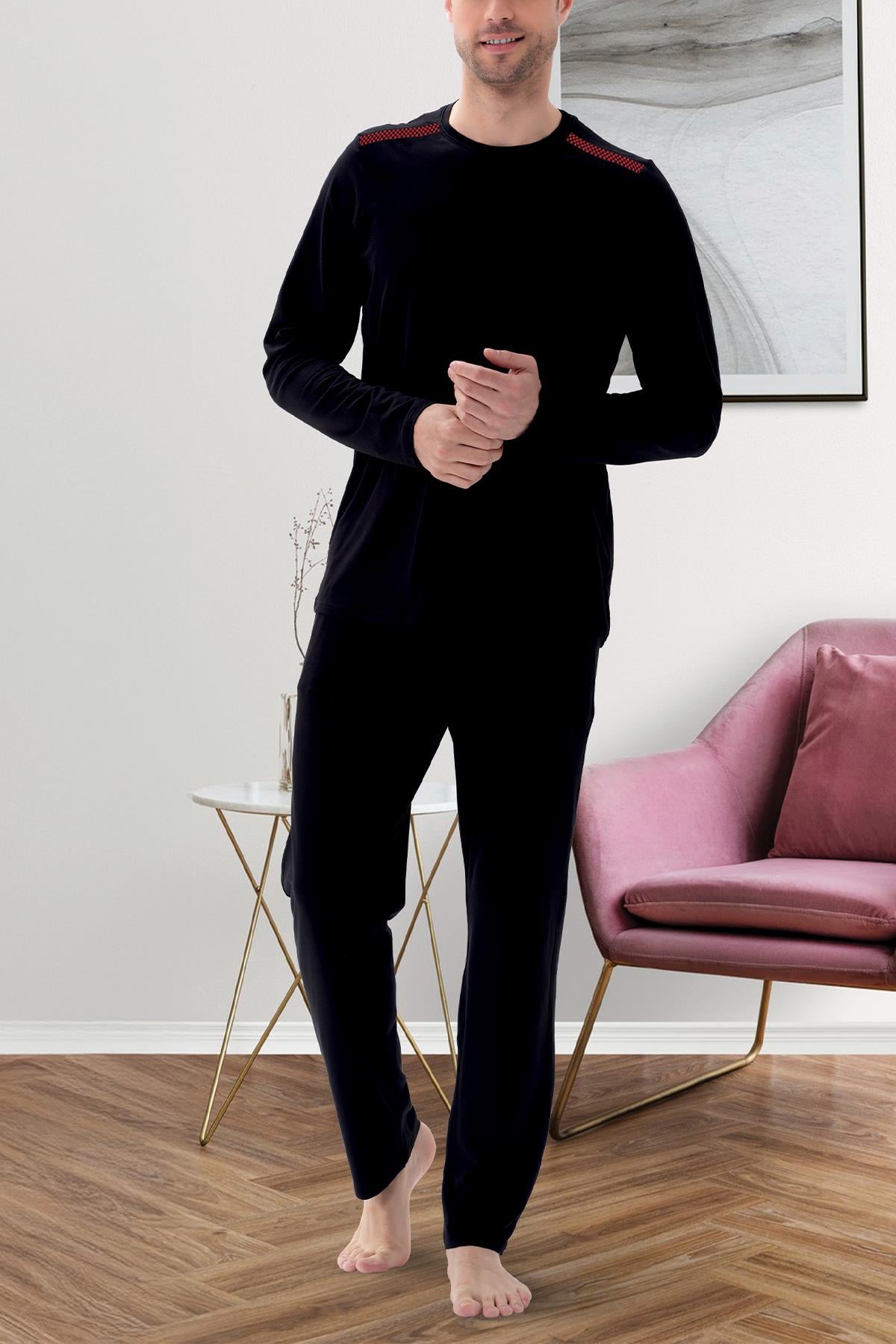 Erkek Siyah Pijama Takımı 15312