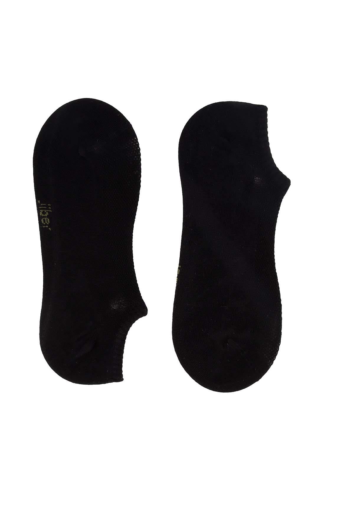 Erkek Bambu Sneaker Bambu Çorap 7050 Siyah  JBR7050.000001