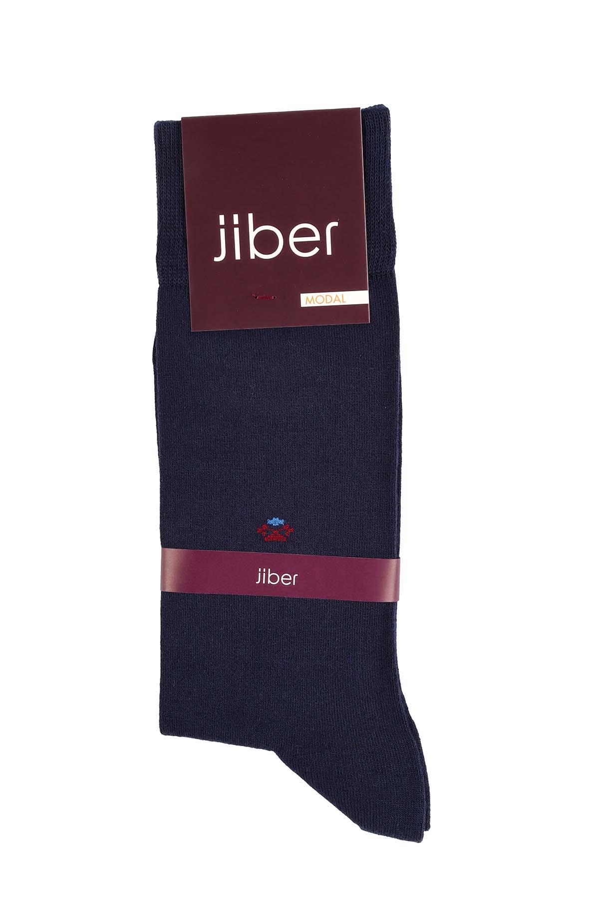 Erkek Soket Likralı Modal Lacivert Çorap 5215