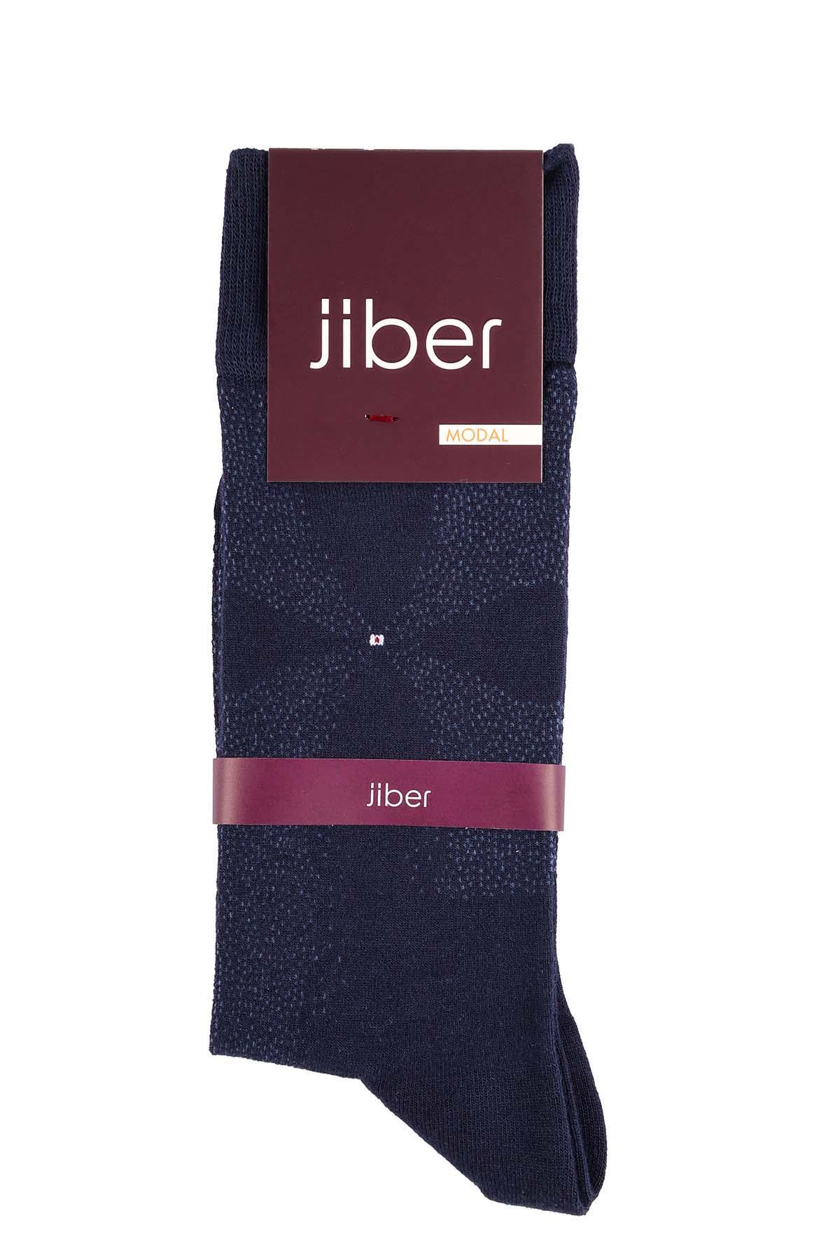 Erkek Soket Likralı Modal Lacivert Çorap 5217