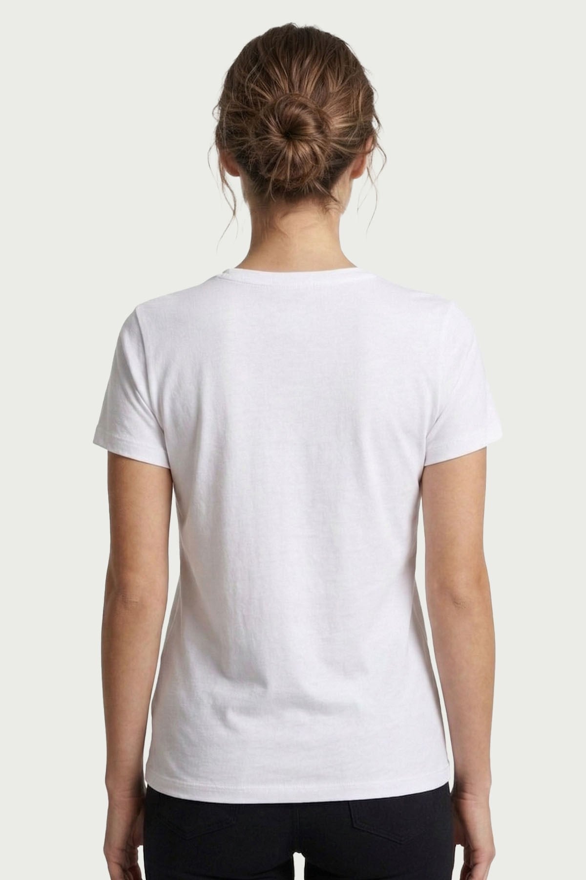 Kadın Bambu T-Sihrt 500 BEYAZ  JBR500.0000001