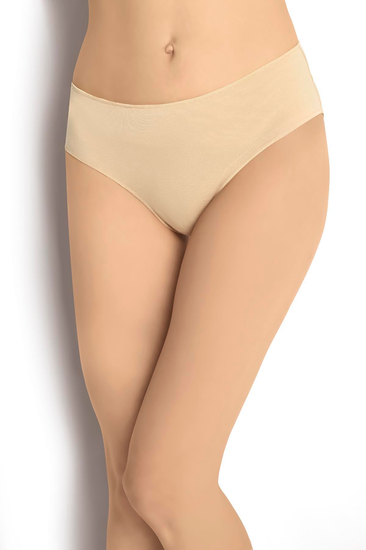 Kadın İnce Lastikli Ten Külot 681