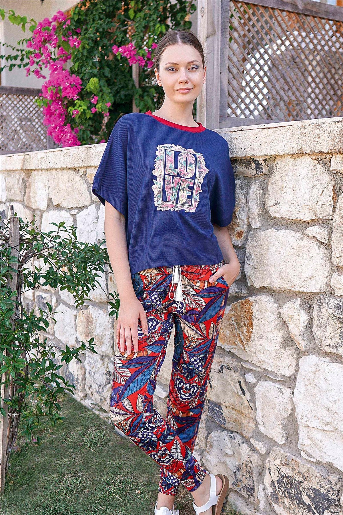 Lacivert Pijama Takımı