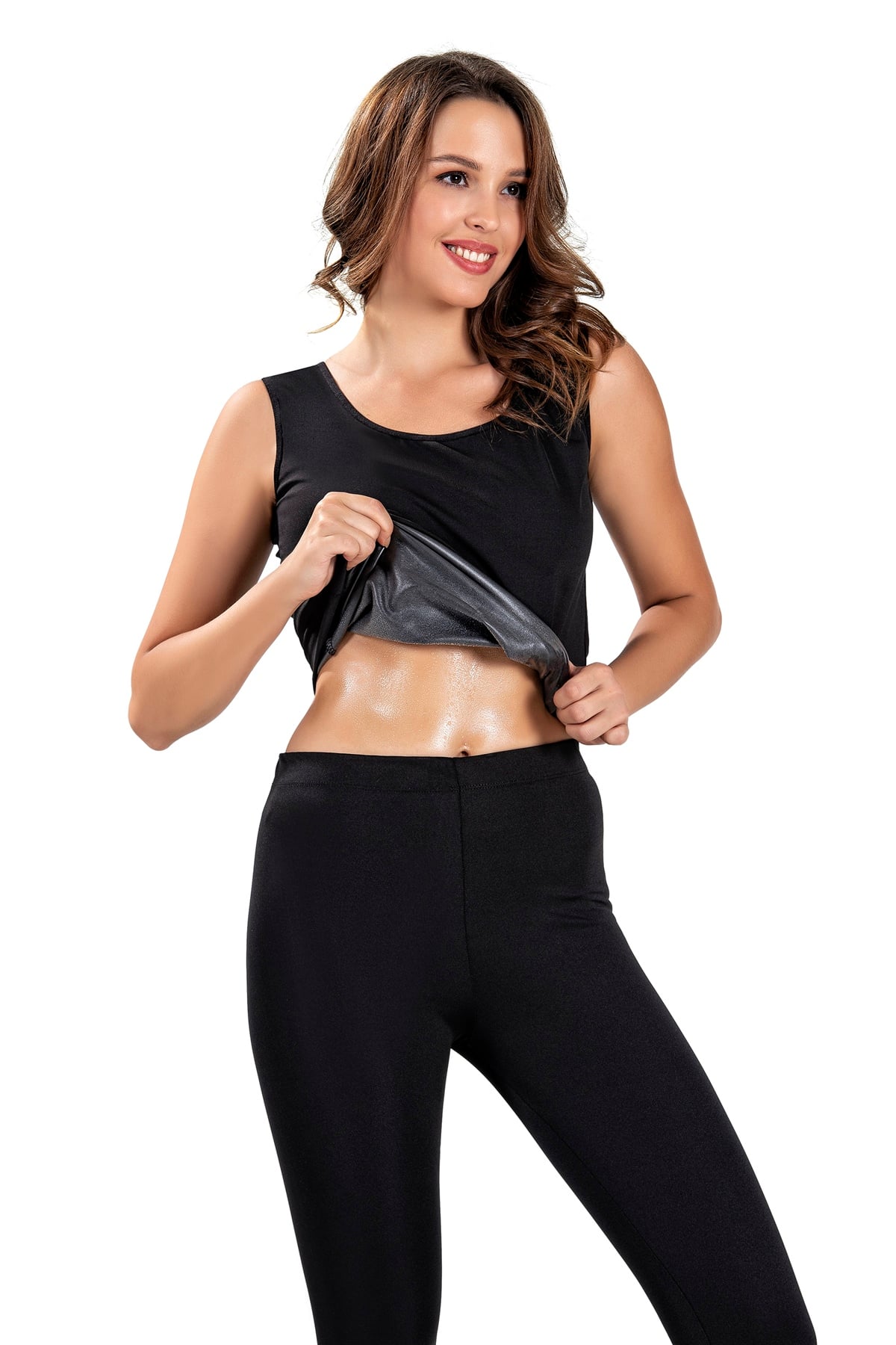 SİYAH TERMAL SAUNA TAYT 4537