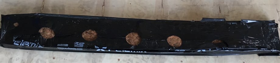 HİNDİSTAN CEVİZİ KABUĞU (COCOPEAT) TORBA 100x12x12cm SİYAH