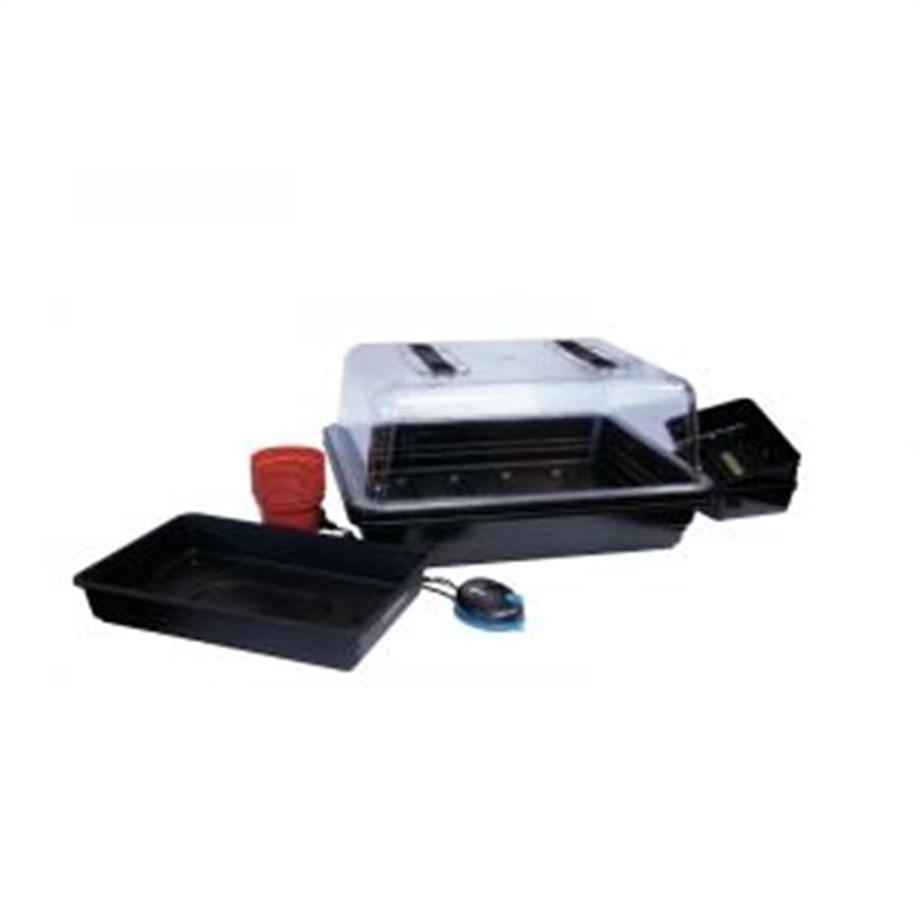 SICAKLIK AYARLI ISITMALI MİNİ SERA (52X42X28cm)