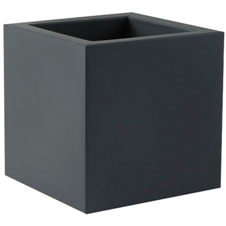 PURE SQUARE 40CM TEKERLEKLİ ANTRASİT SAKSI