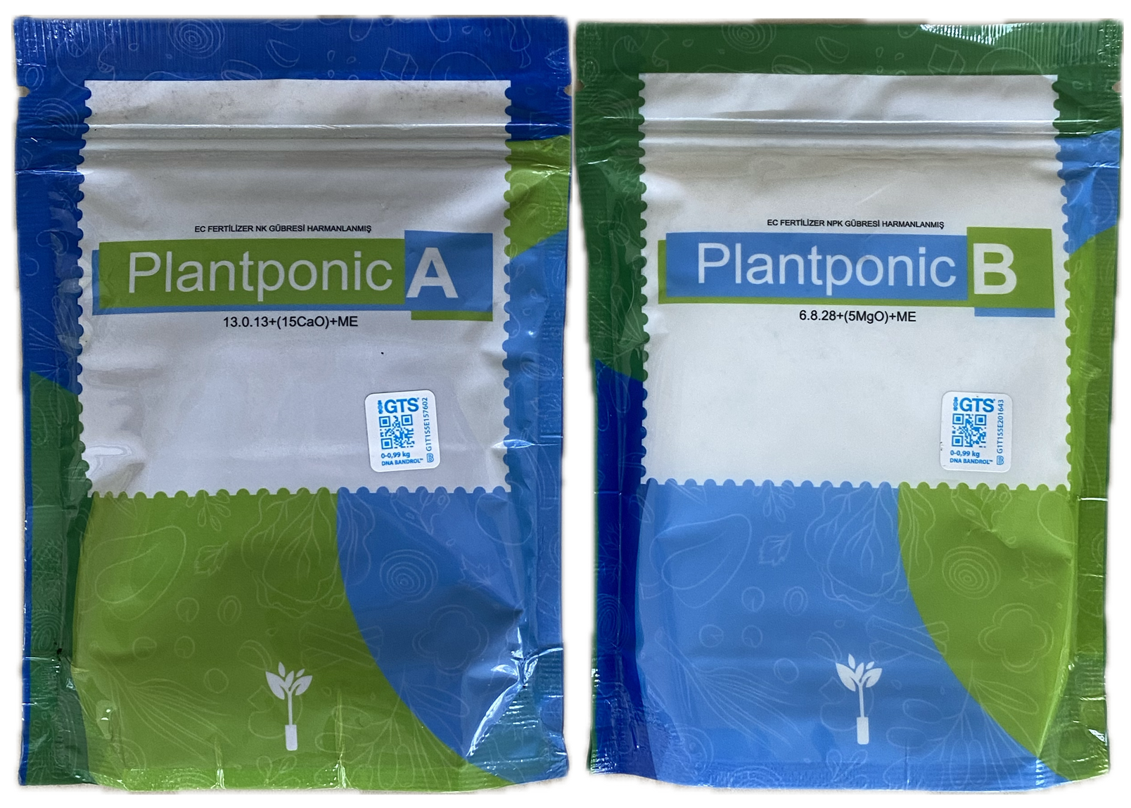PLANTPONİC TOPRAKSIZ TARIM GÜBRESİ (250gr A ve 250gr B)