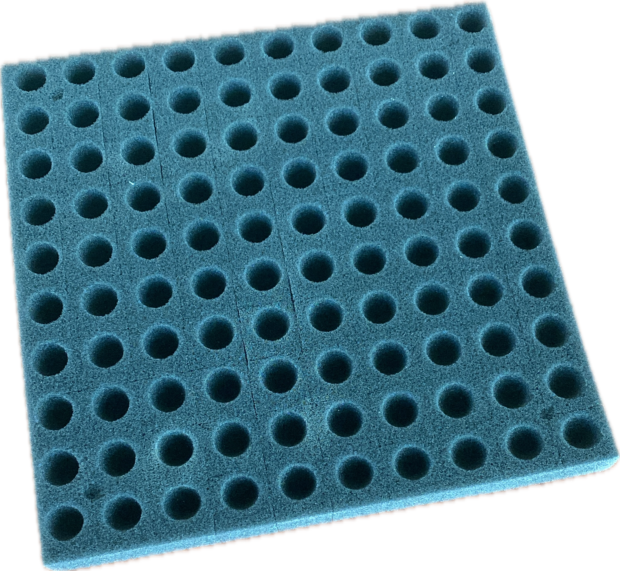 TOHUM ÇİMLENDİRME SÜNGERİ OYUKLU 25x25x25mm 100 GÖZLÜ SİYAH