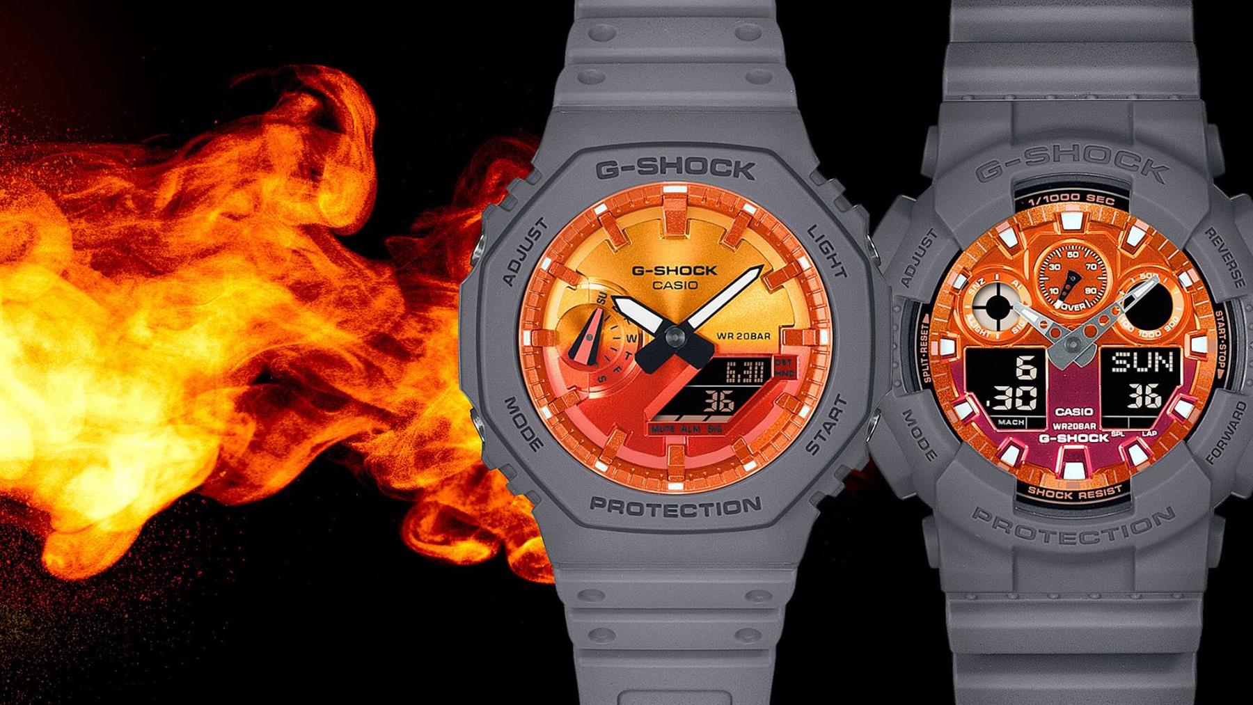 Casio G-Shock Iconic GA-2100FL-8ADR Erkek Kol Saati