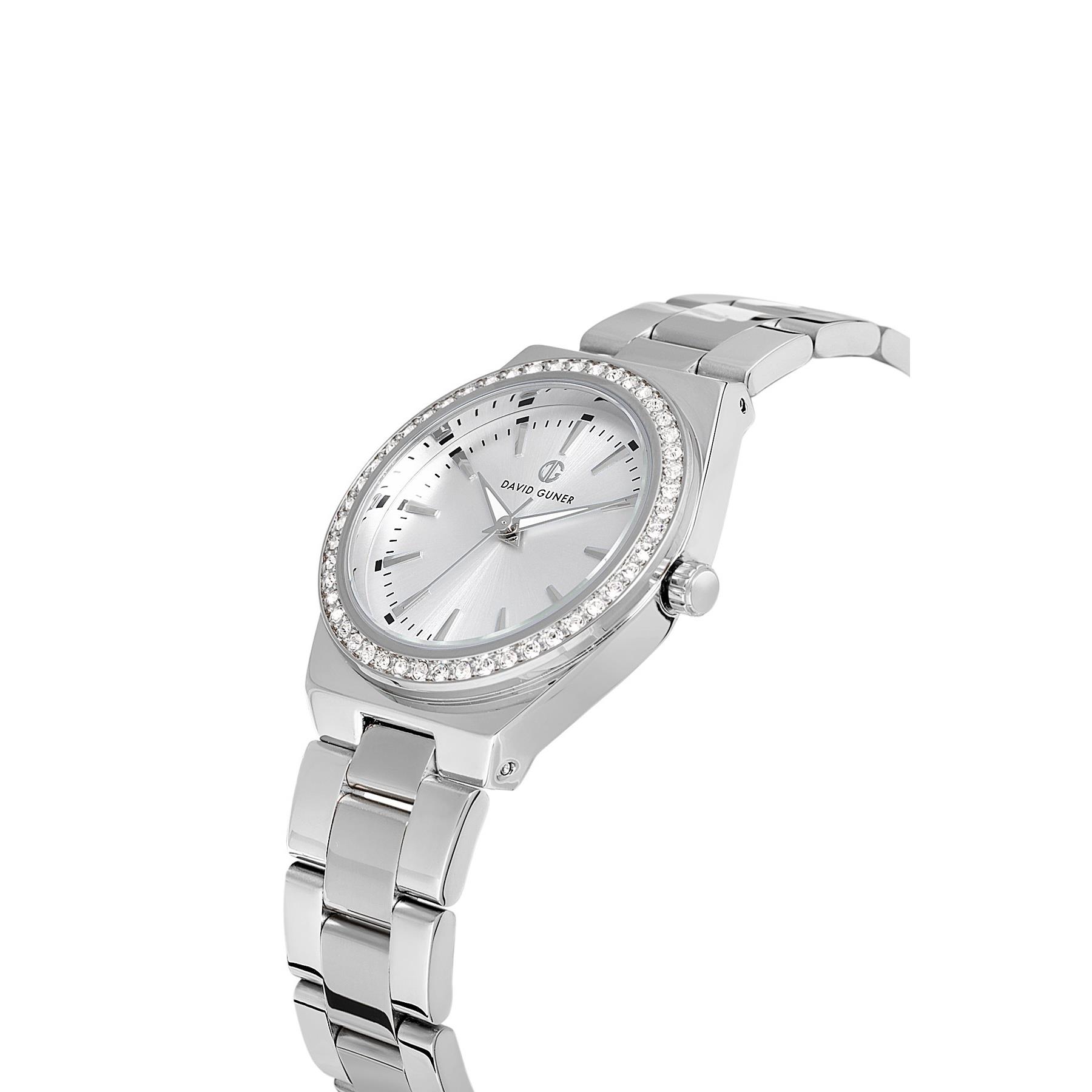 David Guner DG-8760LA-A1 Taşlı Kadın Kol Saati