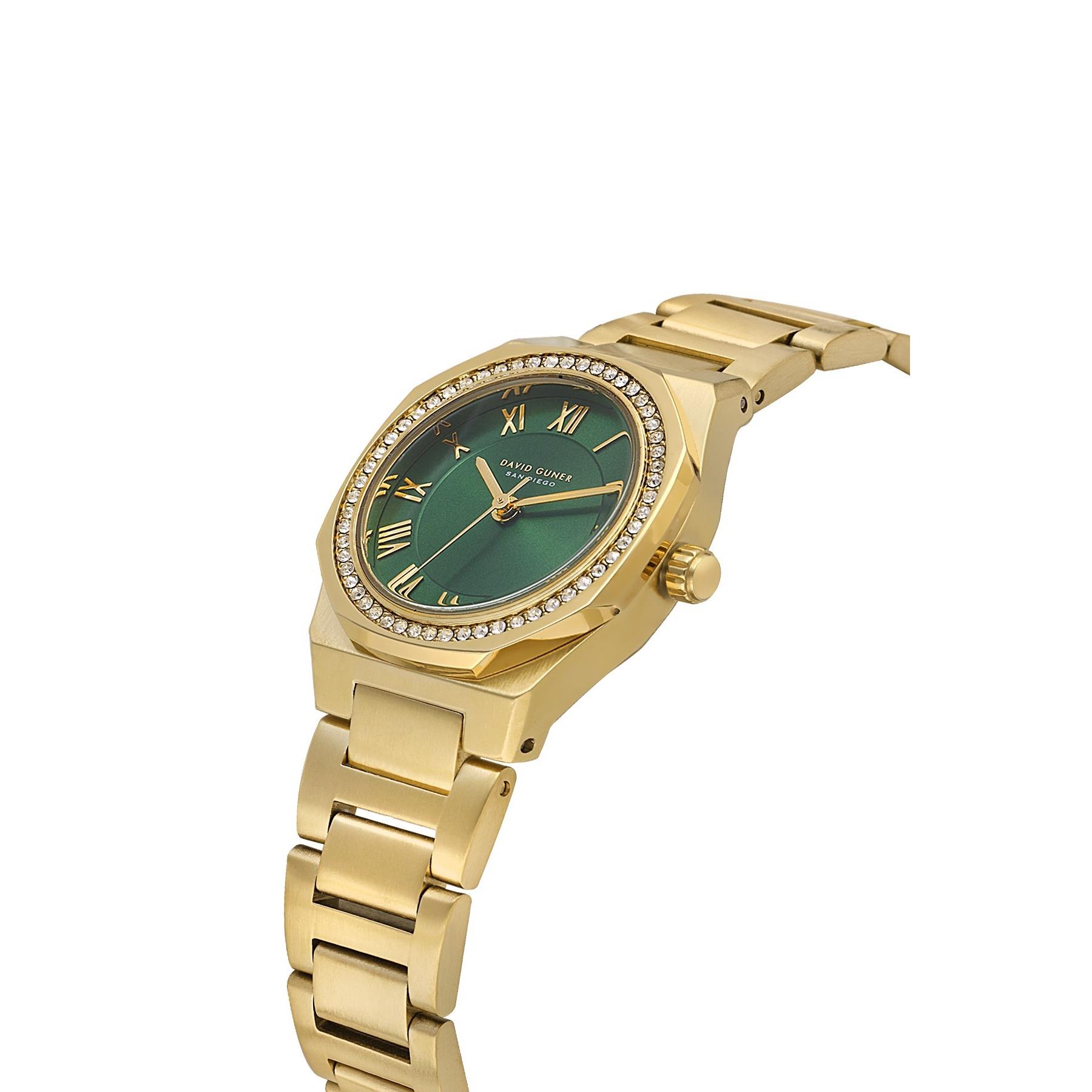 David Guner DG-8878LA-B10 Taşlı Kadın Kol Saati