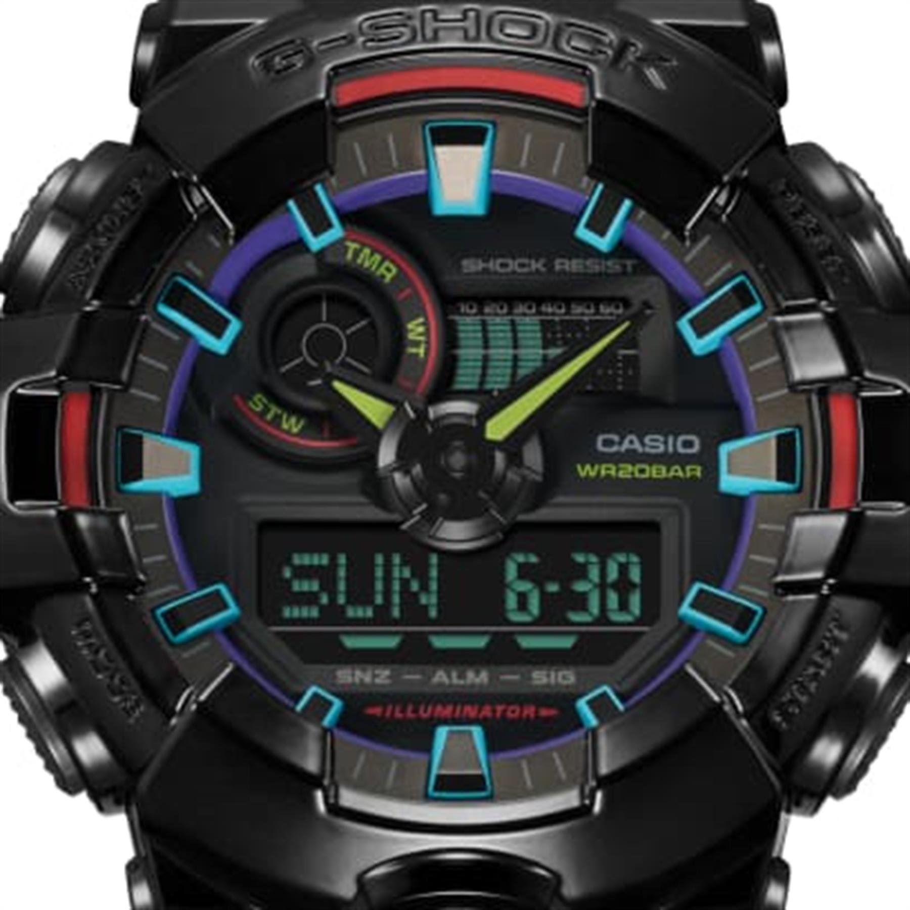 G-Shock Casio GA-700RGB-1ADR Erkek Kol Saati