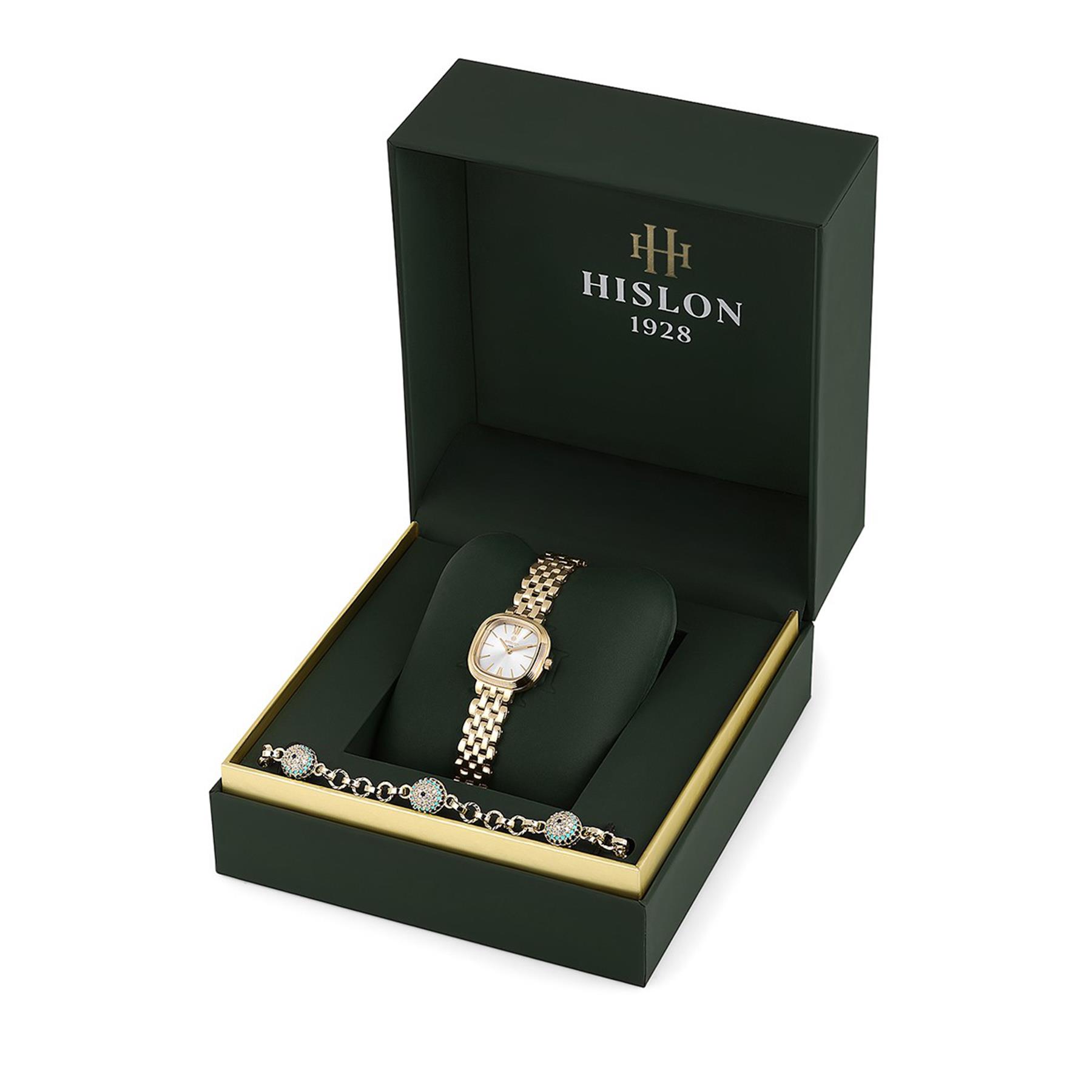 Hislon Classic Queen QL220G-02SGS Kadın Kol Saati ve Bileklik