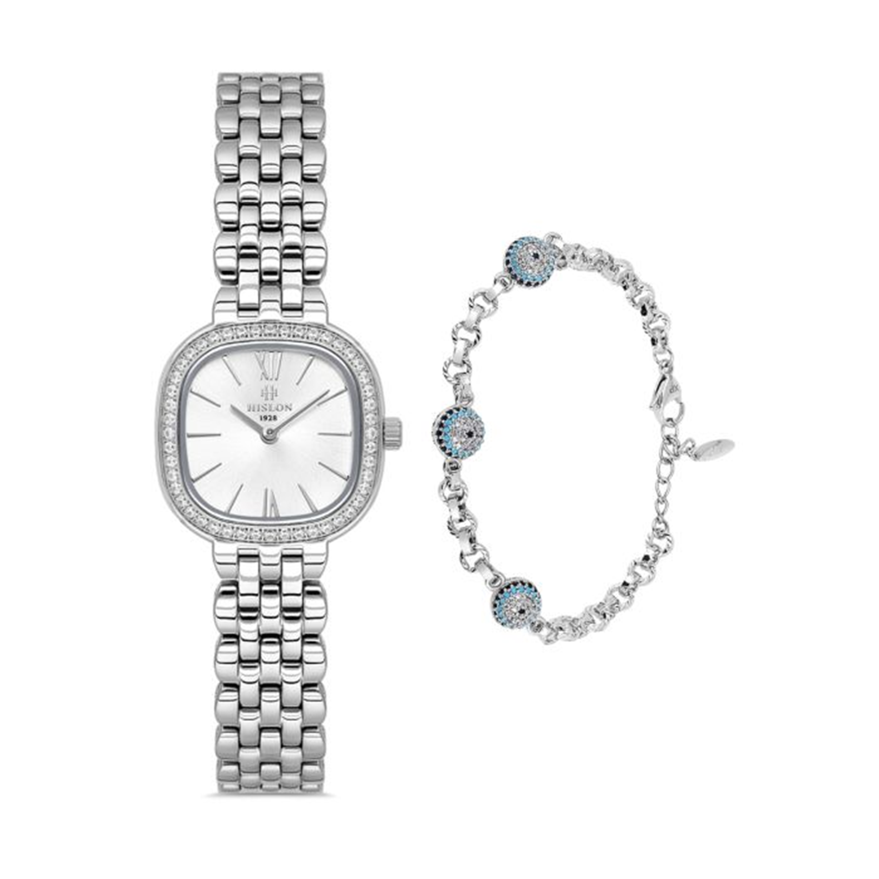 Hislon Queen Classic QL220S-02STS Kadın Kol Saati ve Bileklik