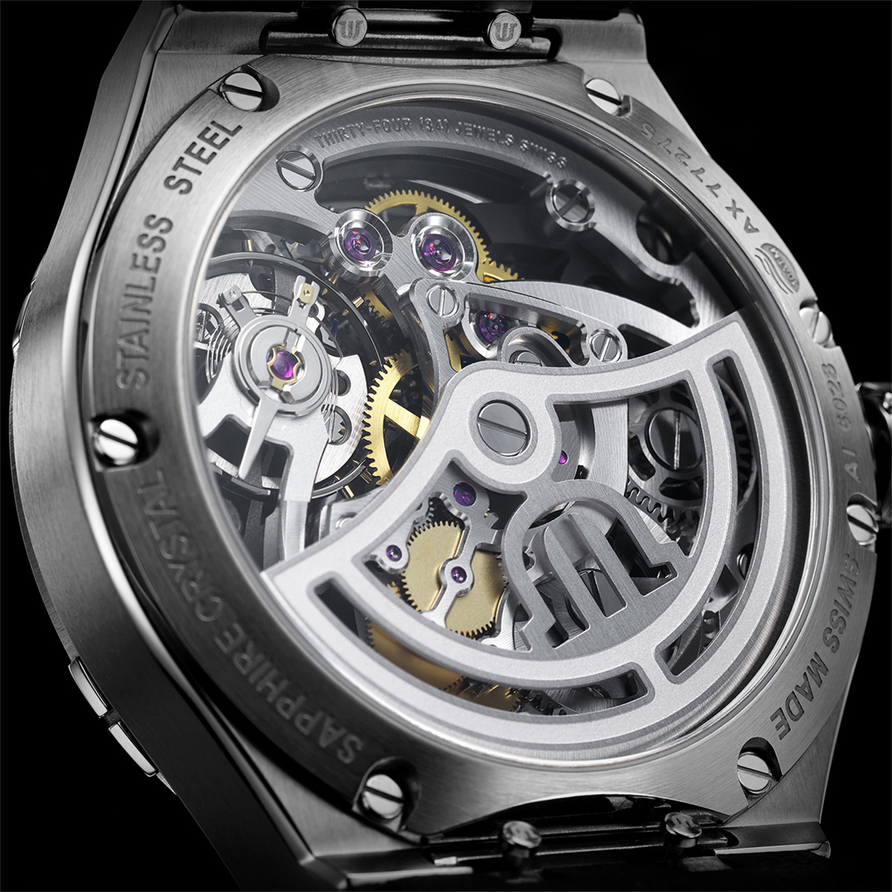 Maurice Lacroix ML-AI6028SS002030-1 Otomatik İskelet Erkek Kol Saati