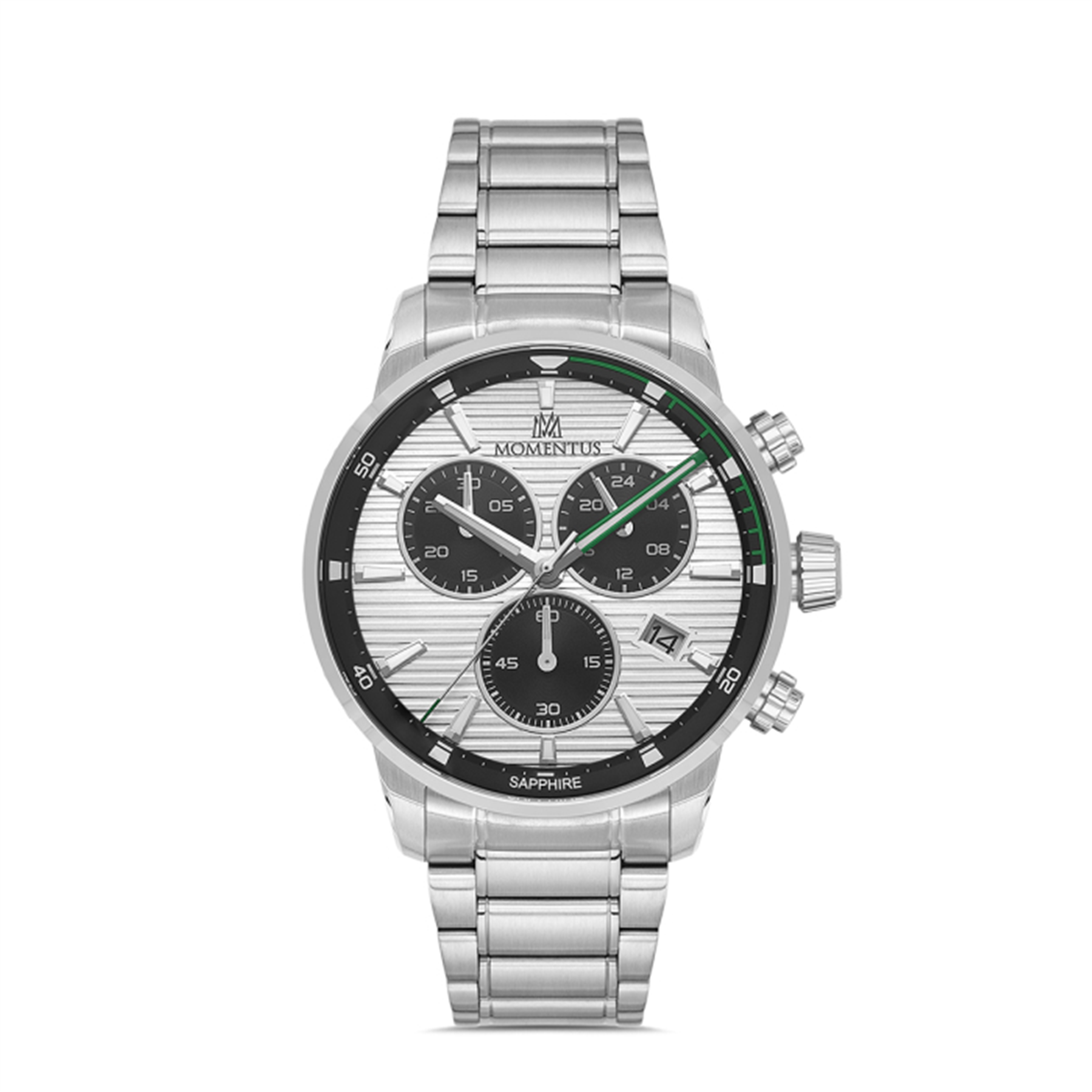 Momentus Sport Master SM393S-02SS Safir Erkek Kol Saati