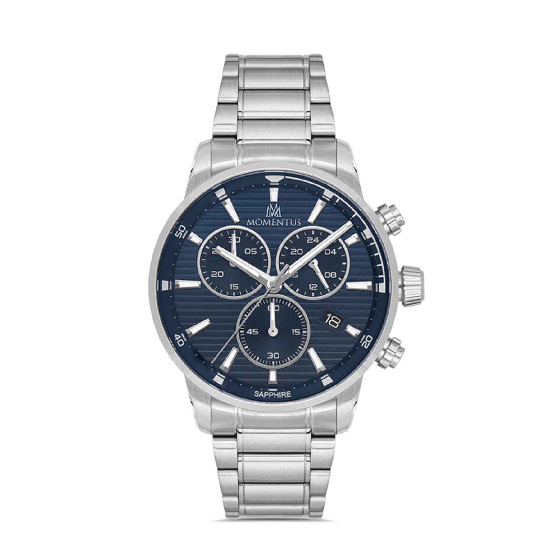 Momentus Sport Master SM393S-11SS Safir Erkek Kol Saati