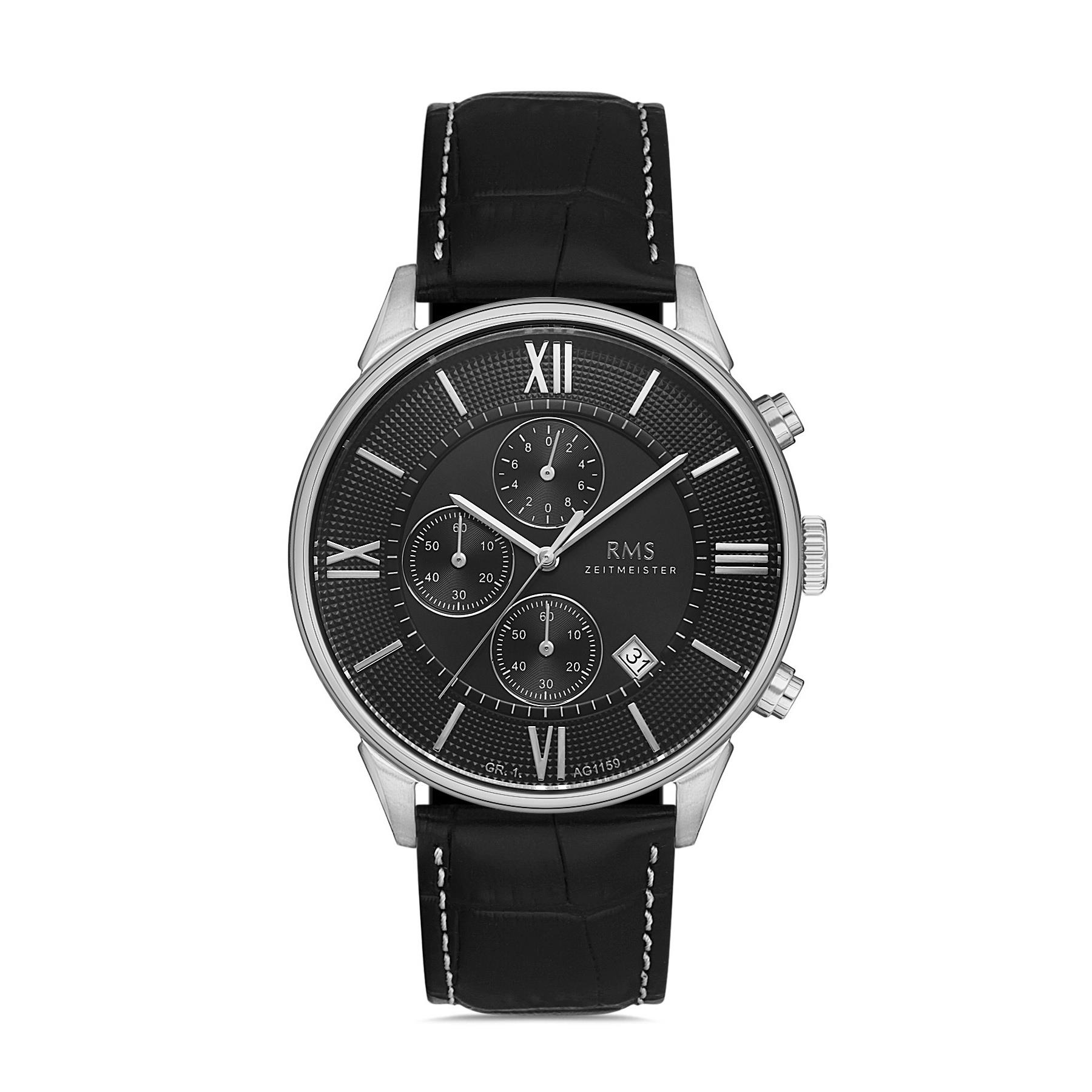 Rms Zeitmeister RMS.1.AG1159.10 Kronometre 44mm Erkek Kol Saati