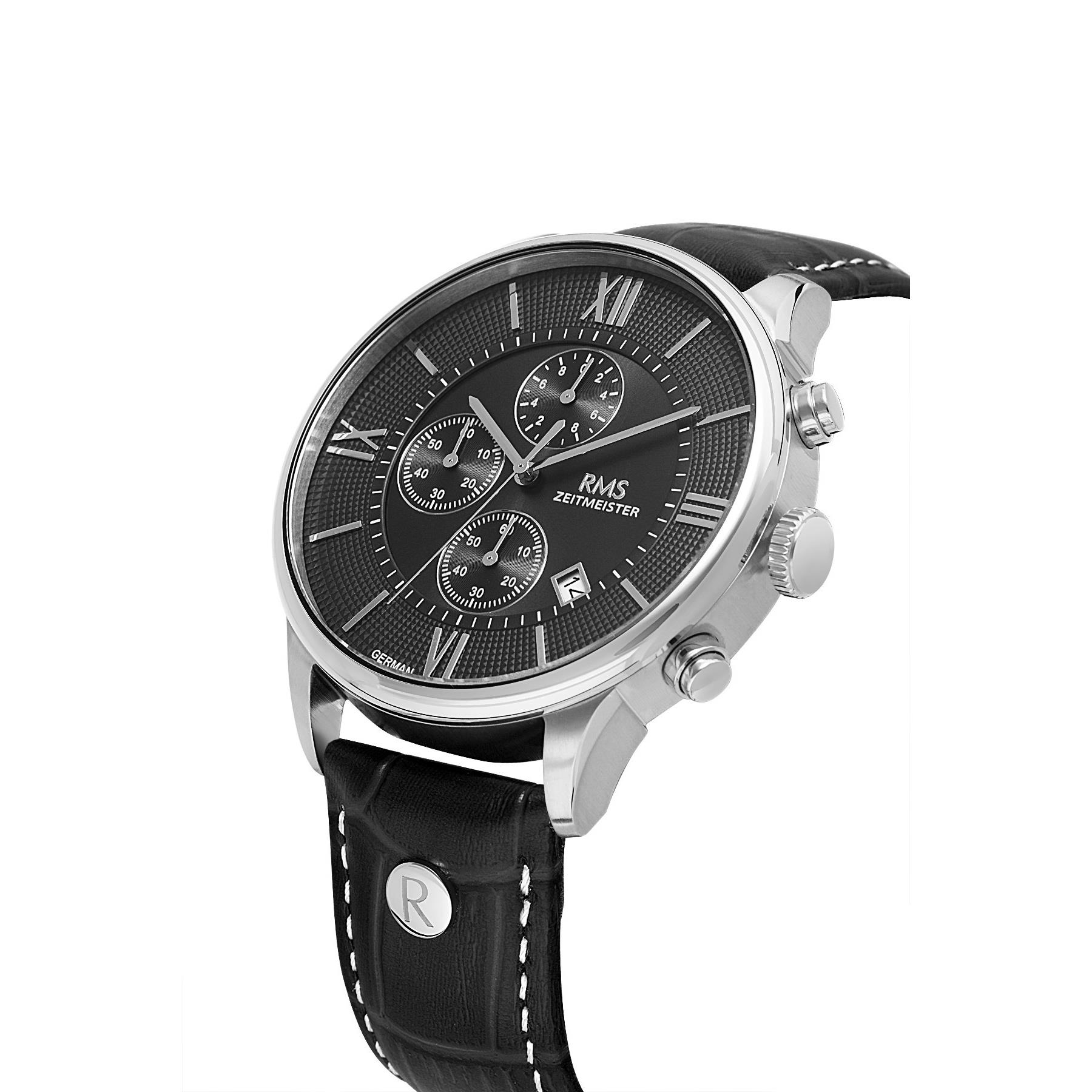 Rms Zeitmeister RMS.1.AG1159.10 Kronometre 44mm Erkek Kol Saati