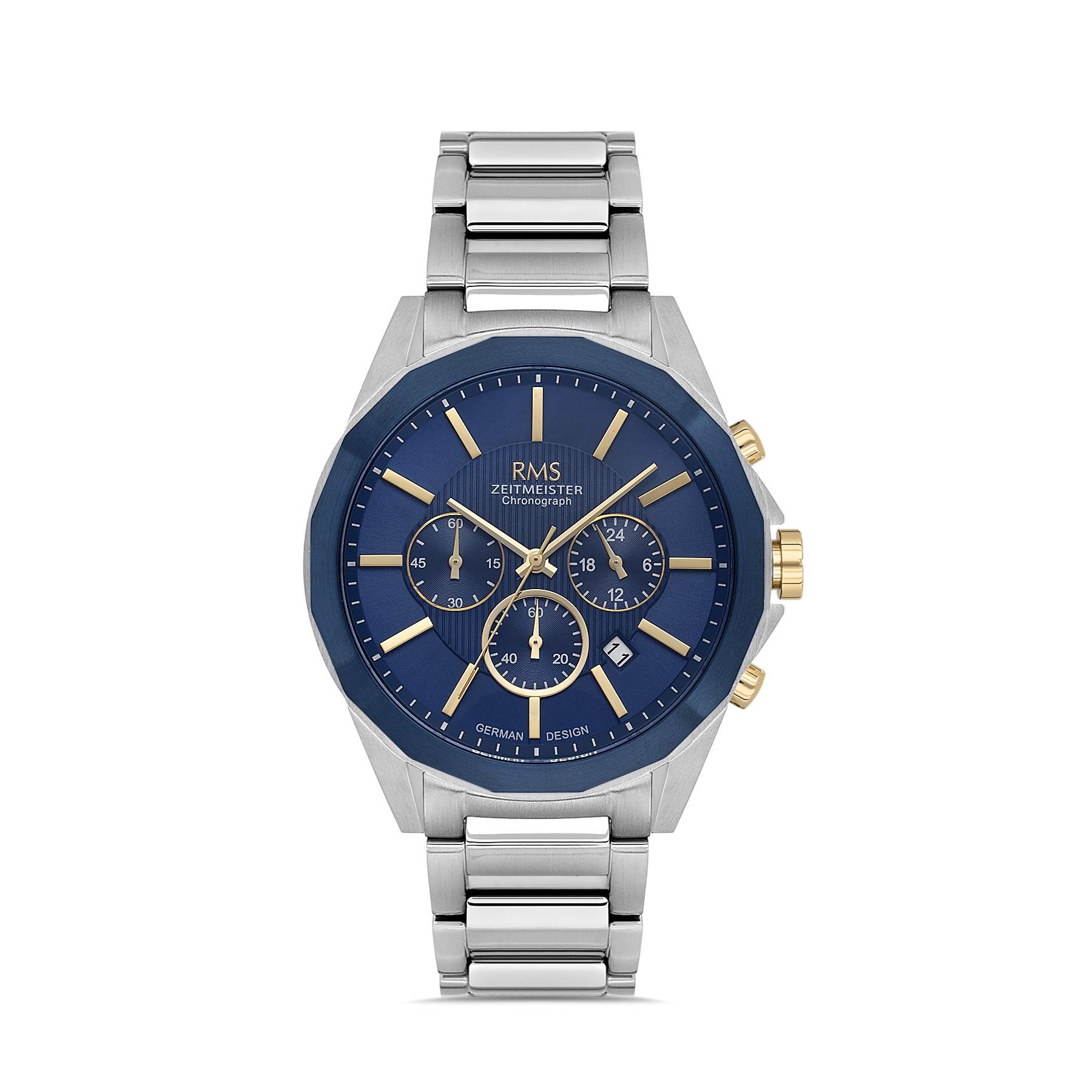 Rms Zeitmeister RMS.1.AG1577.10 Kronometre 46mm Erkek Kol Saati