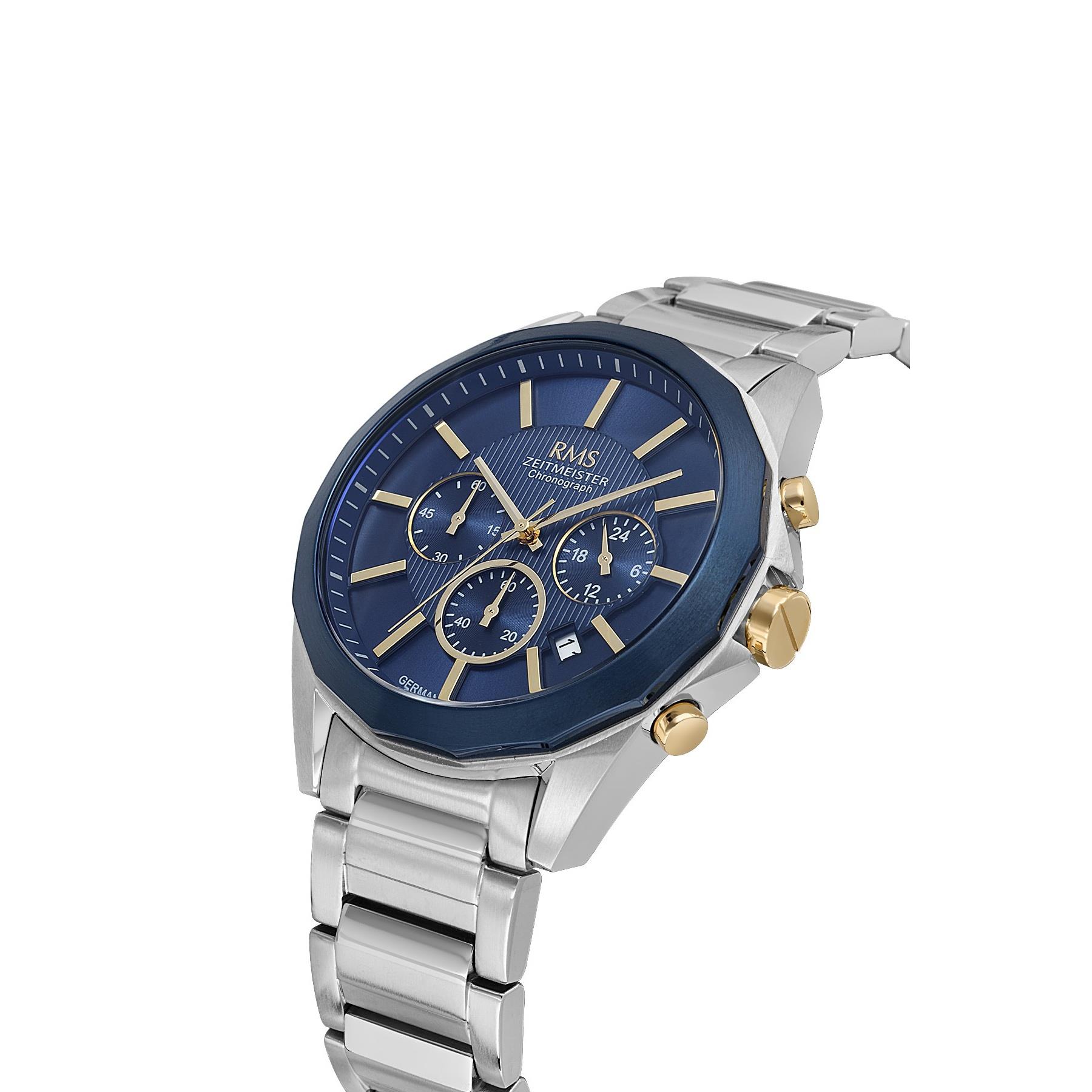 Rms Zeitmeister RMS.1.AG1577.10 Kronometre 46mm Erkek Kol Saati