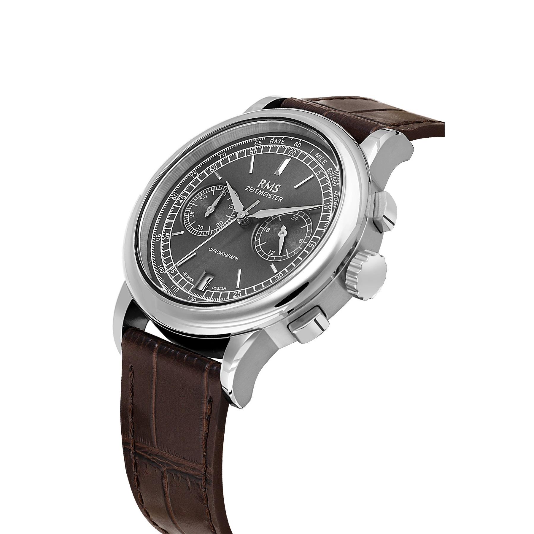 Rms Zeitmeister RMS.1.AG1624.13 Kronometre 43mm Erkek Kol Saati