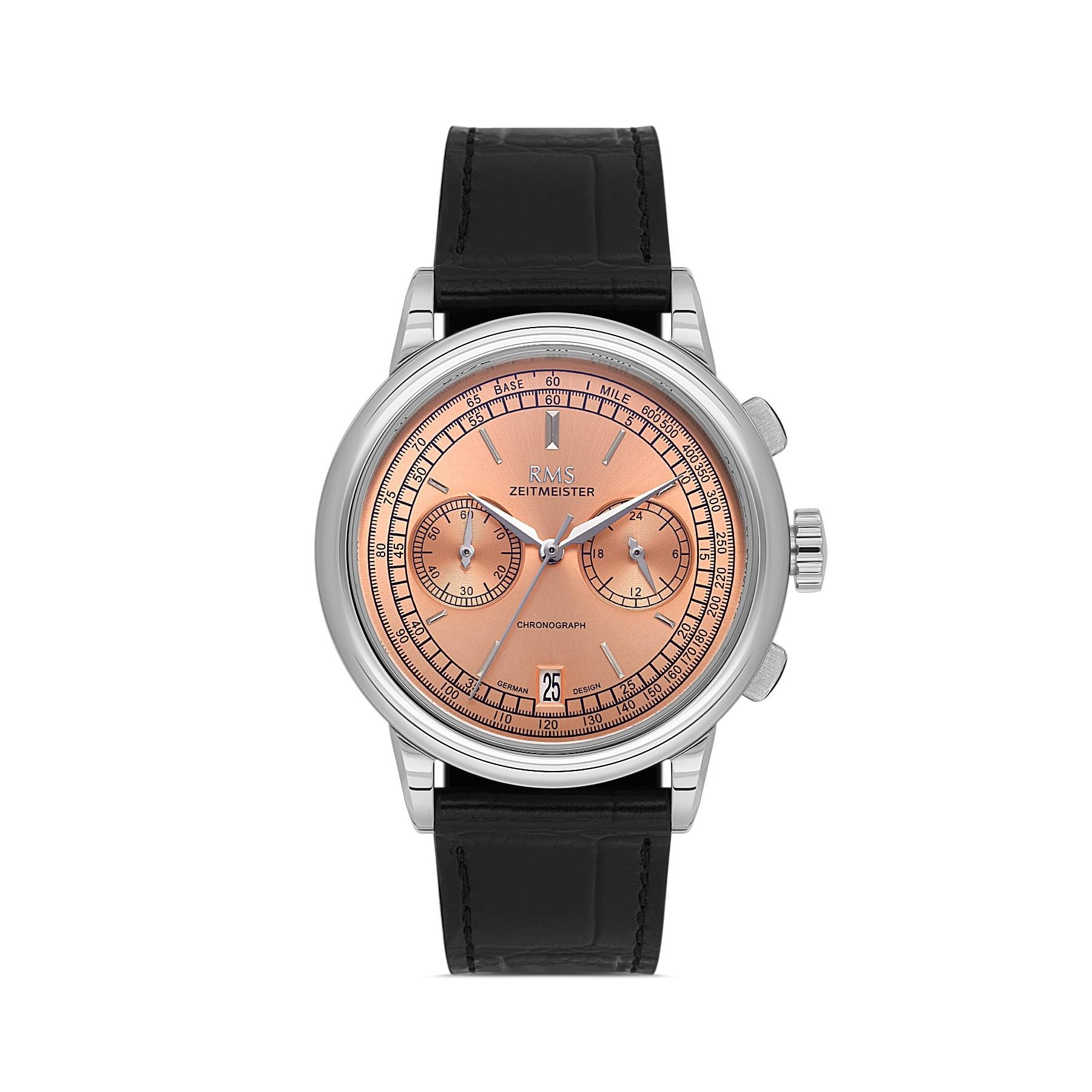 Rms Zeitmeister RMS.1.AG1624.11 Kronometre 43mm Erkek Kol Saati