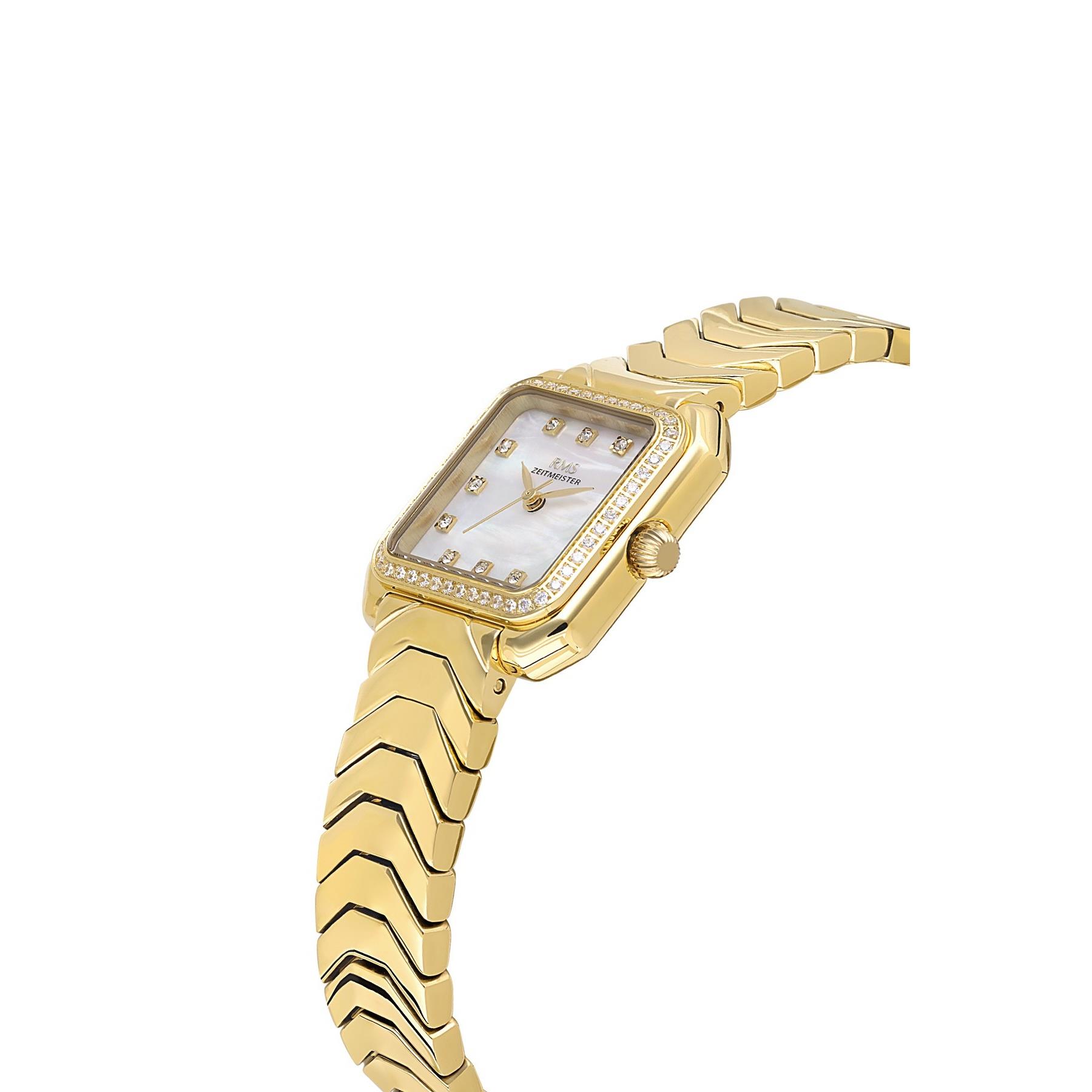 Rms Zeitmeister RMS.1.AG2051.03 Taşlı 25*27mm Kadın Kol Saati