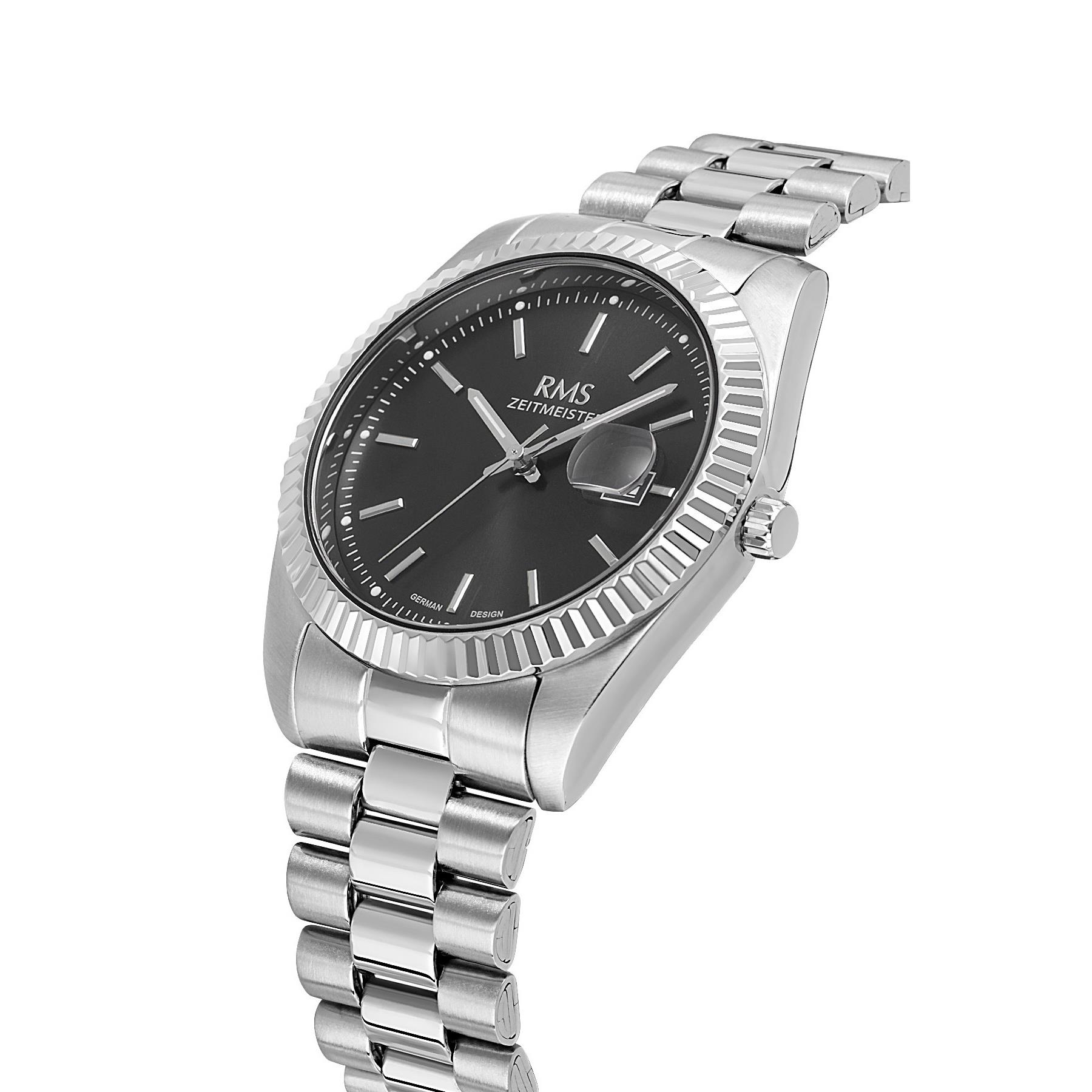 Rms Zeitmeister RMS.1.AG2101.12 Takvimli 40mm Erkek Kol Saati