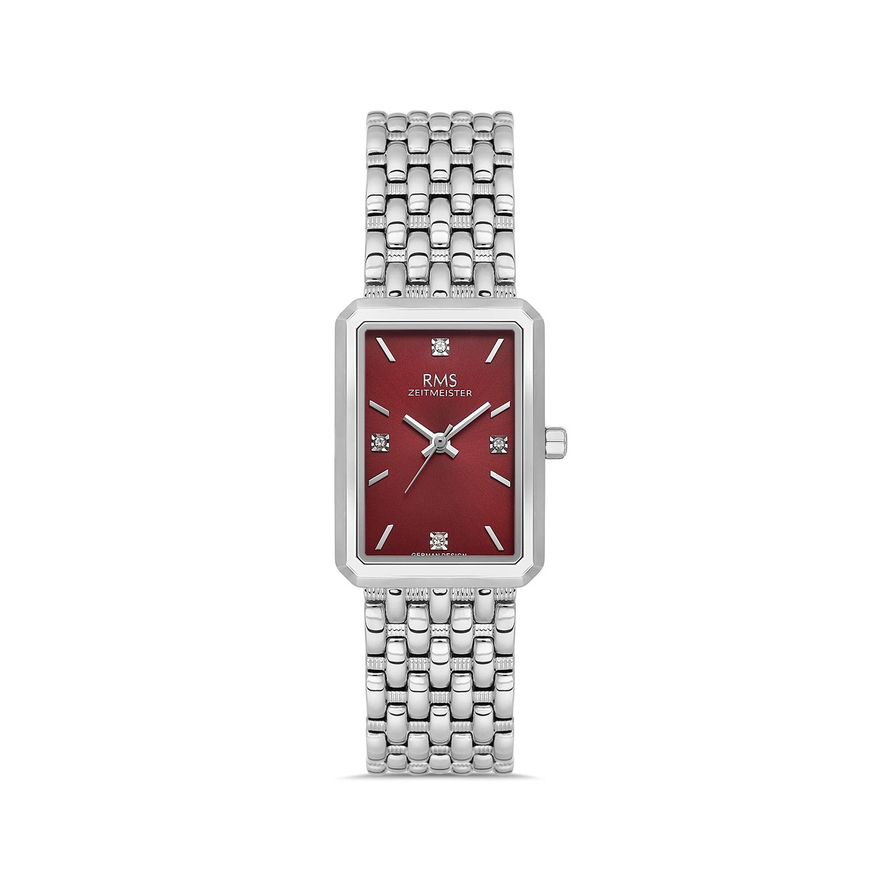 Rms Zeitmeister RMS.1.AG2110.113 Taşlı 22*30mm Kadın Kol Saati