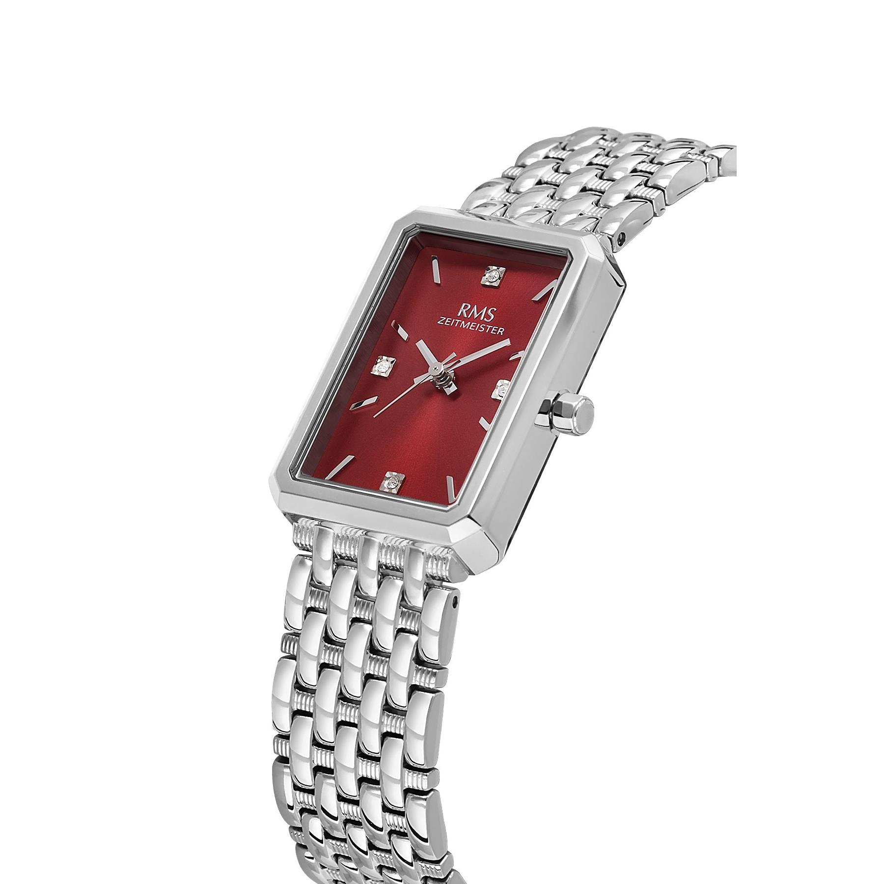 Rms Zeitmeister RMS.1.AG2110.113 Taşlı 22*30mm Kadın Kol Saati