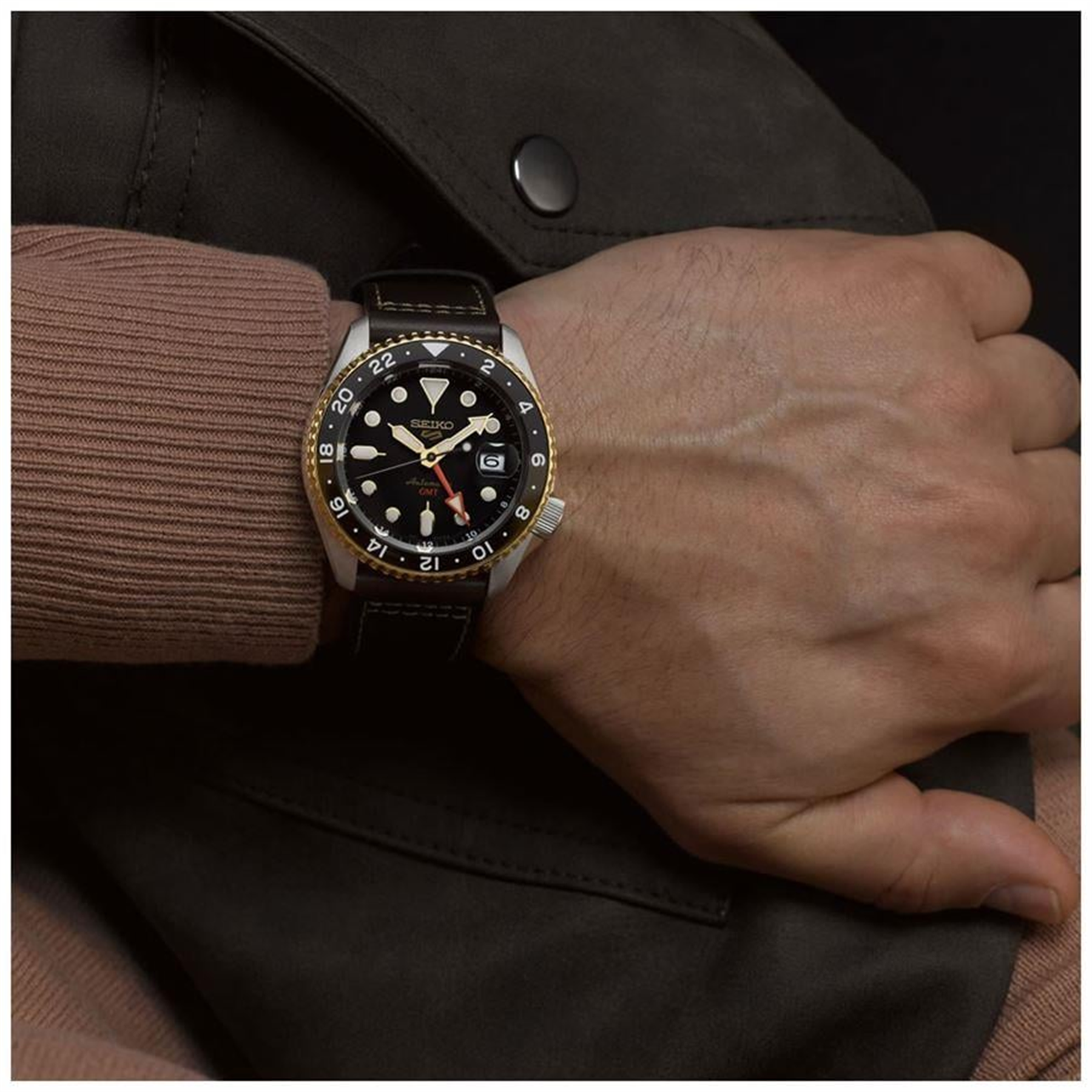 Seiko 5 SSK036K Kurmalı Otomatik Erkek Kol Saati