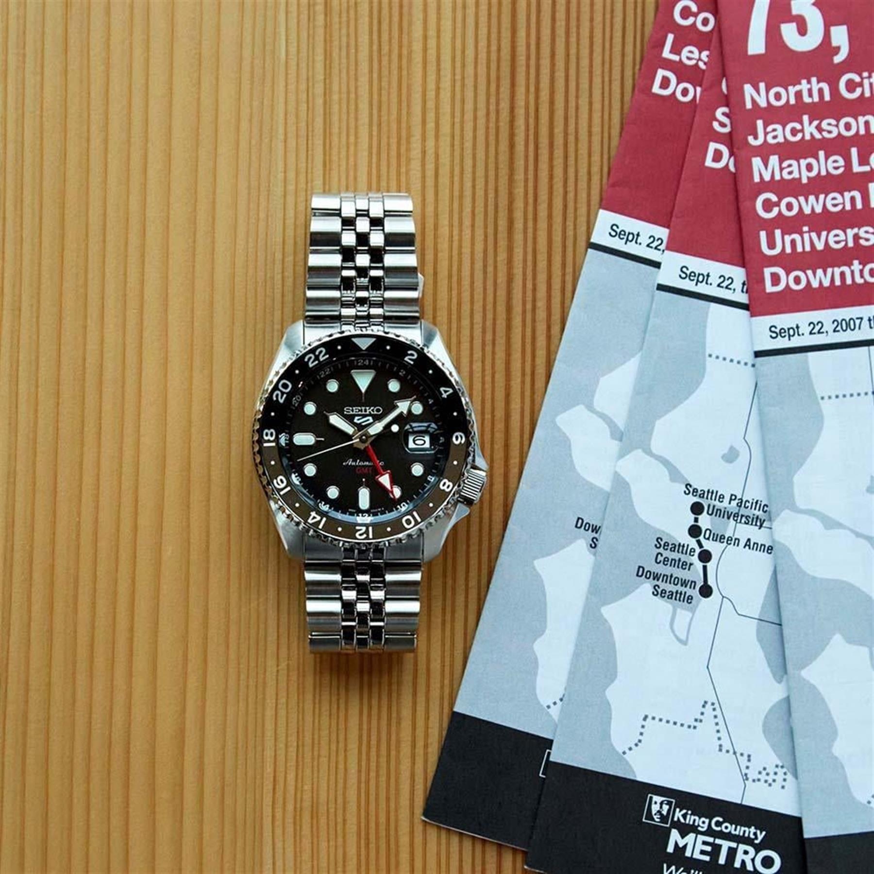 Seiko 5 Sports GMT SSK001K Erkek Kol Saati