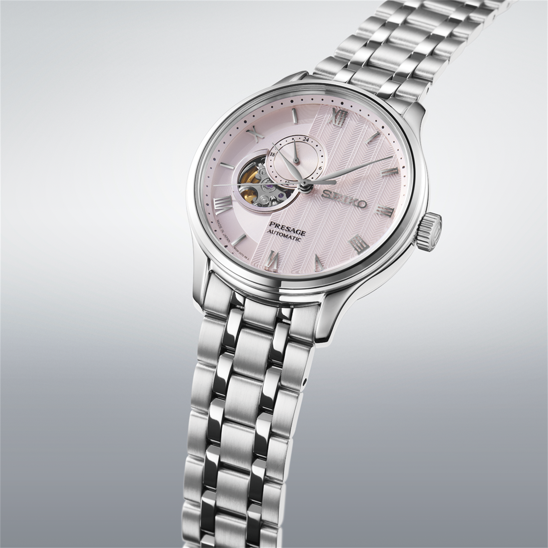 Seiko Presage Japanese Garden SSA465J1 Otomatik Erkek Kol Saati (Open Heart)