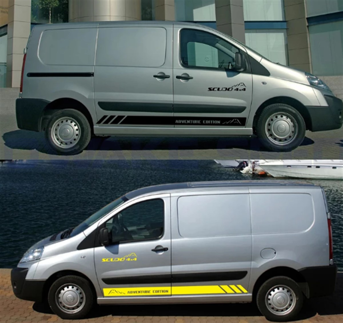  Fiat Scudo Yan Kapı Şerit Sticker Etiket Modeli