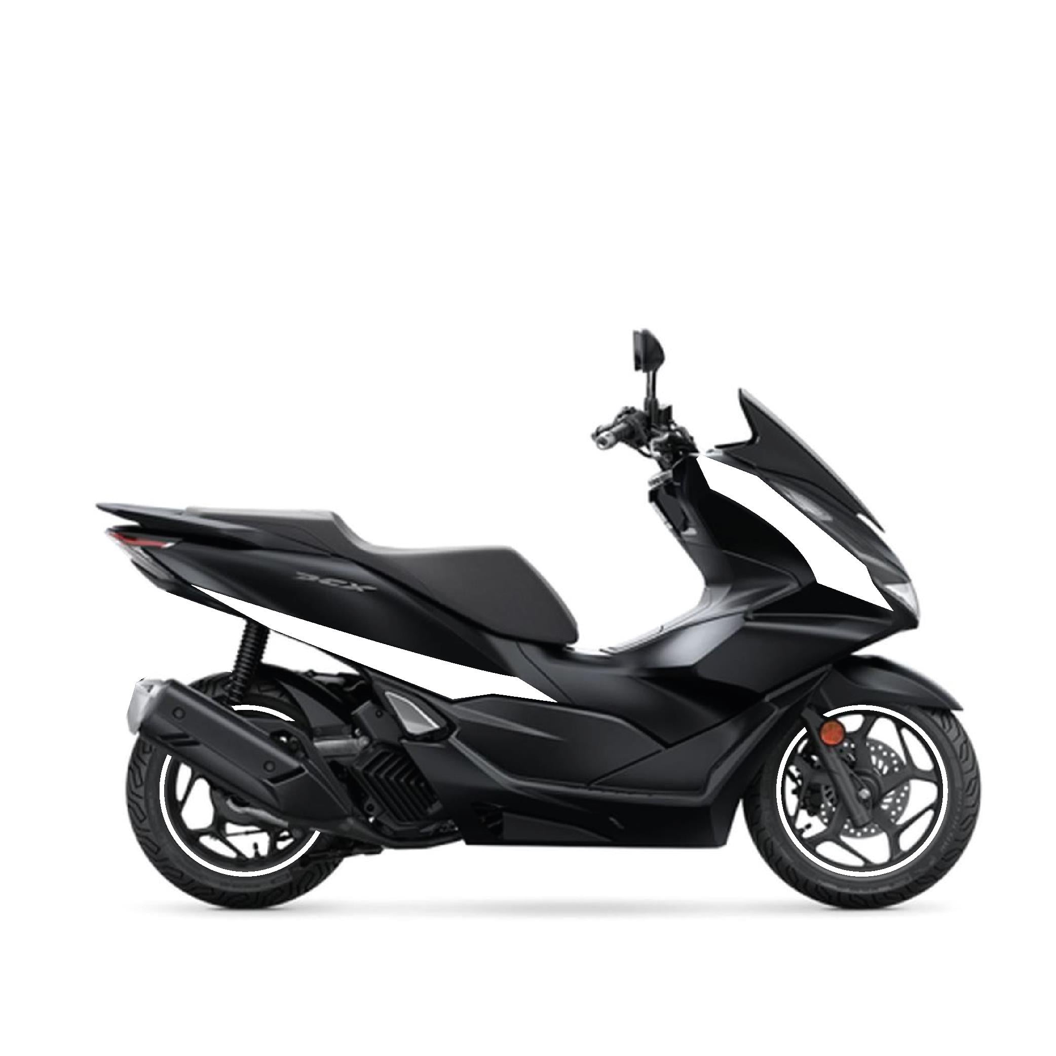 PCX Honda PCX 2021 - 2024 Uyumlu Evrensel Sticker Kaplama Etiket Modeli Beyaz Renk