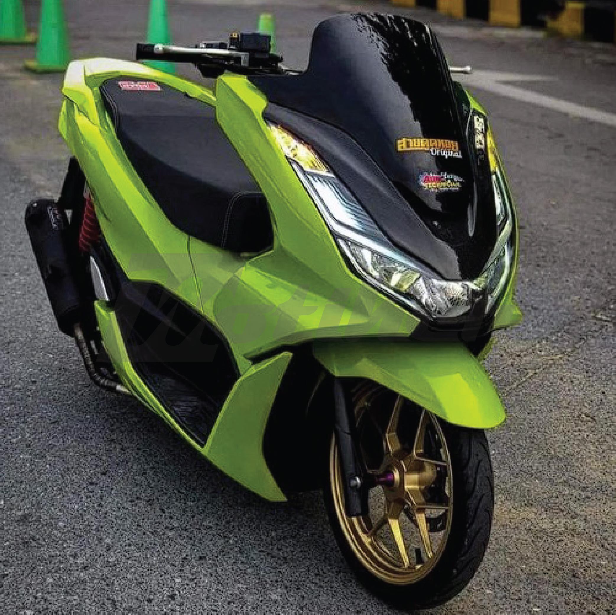 HONDA PCX Yeşil Ful folyo Kaplama