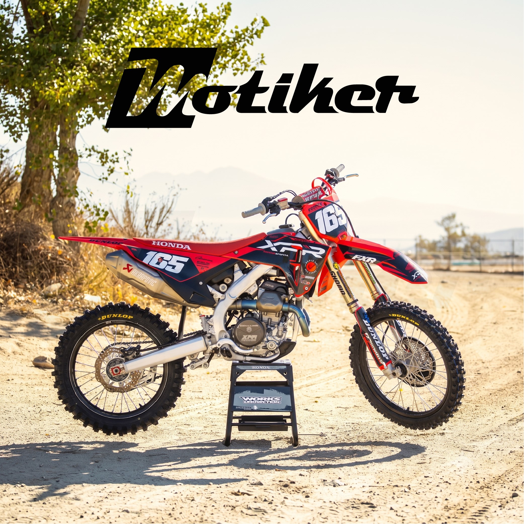 Honda CRF 250L 2021-2026 Model FXR Racing Tasarım Sticker Etiket Modeli