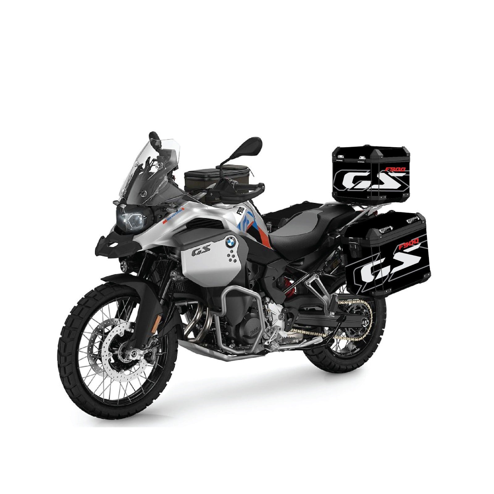 BMW F900 Çanta Kaplama GS Desen 2 Tasarımı Sticker Etiket Modeli